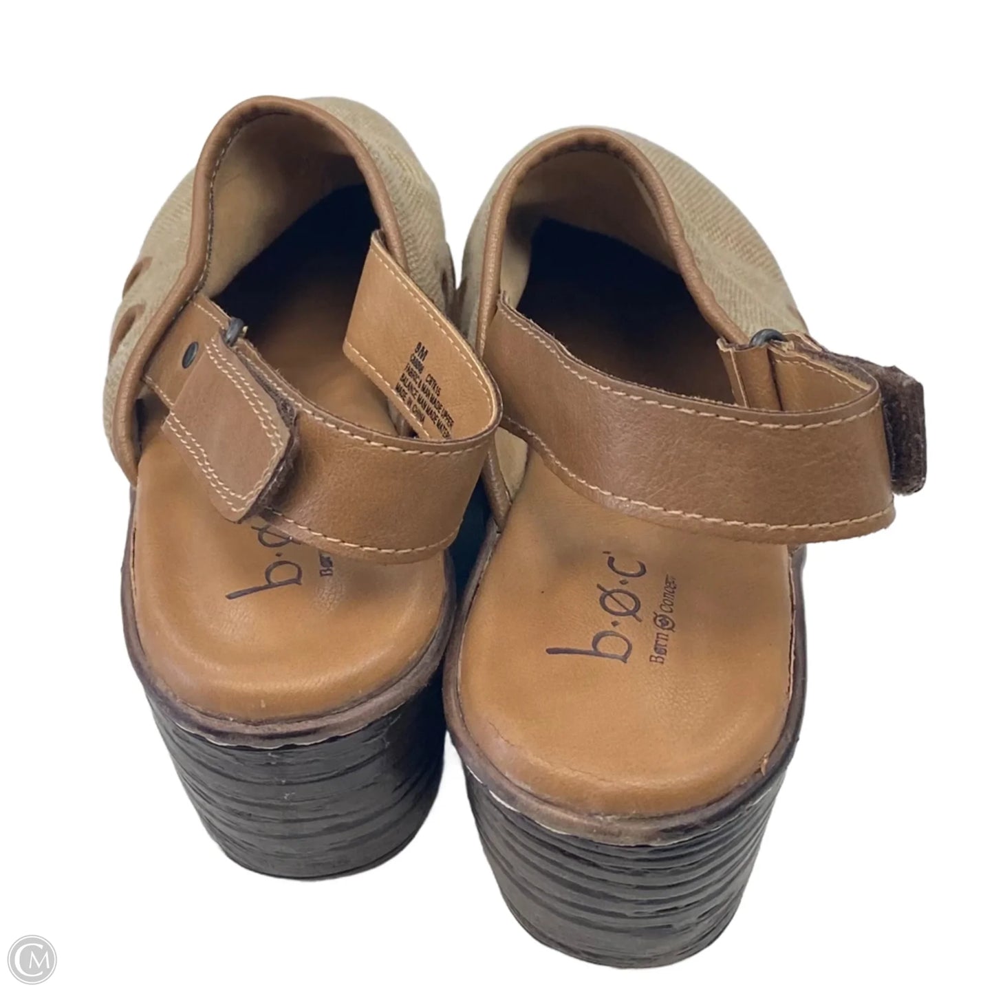 Shoes Heels Block By Boc In Cream, Size: 9
