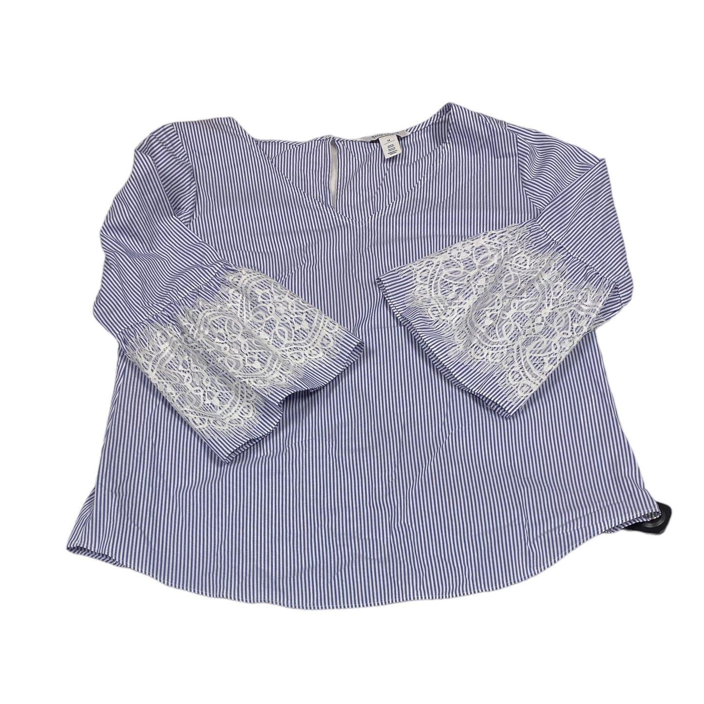 Top Long Sleeve By White House Black Market Size: 14