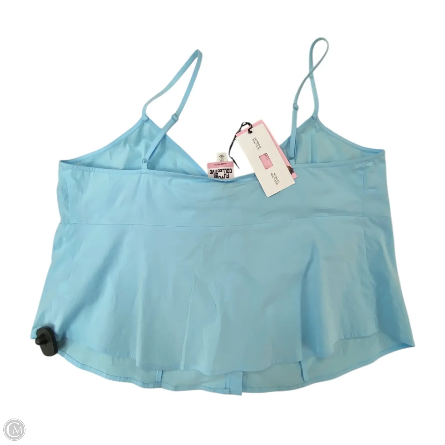 Top Sleeveless By FUTURE COLLECTIVE In Blue, Size: Xxl