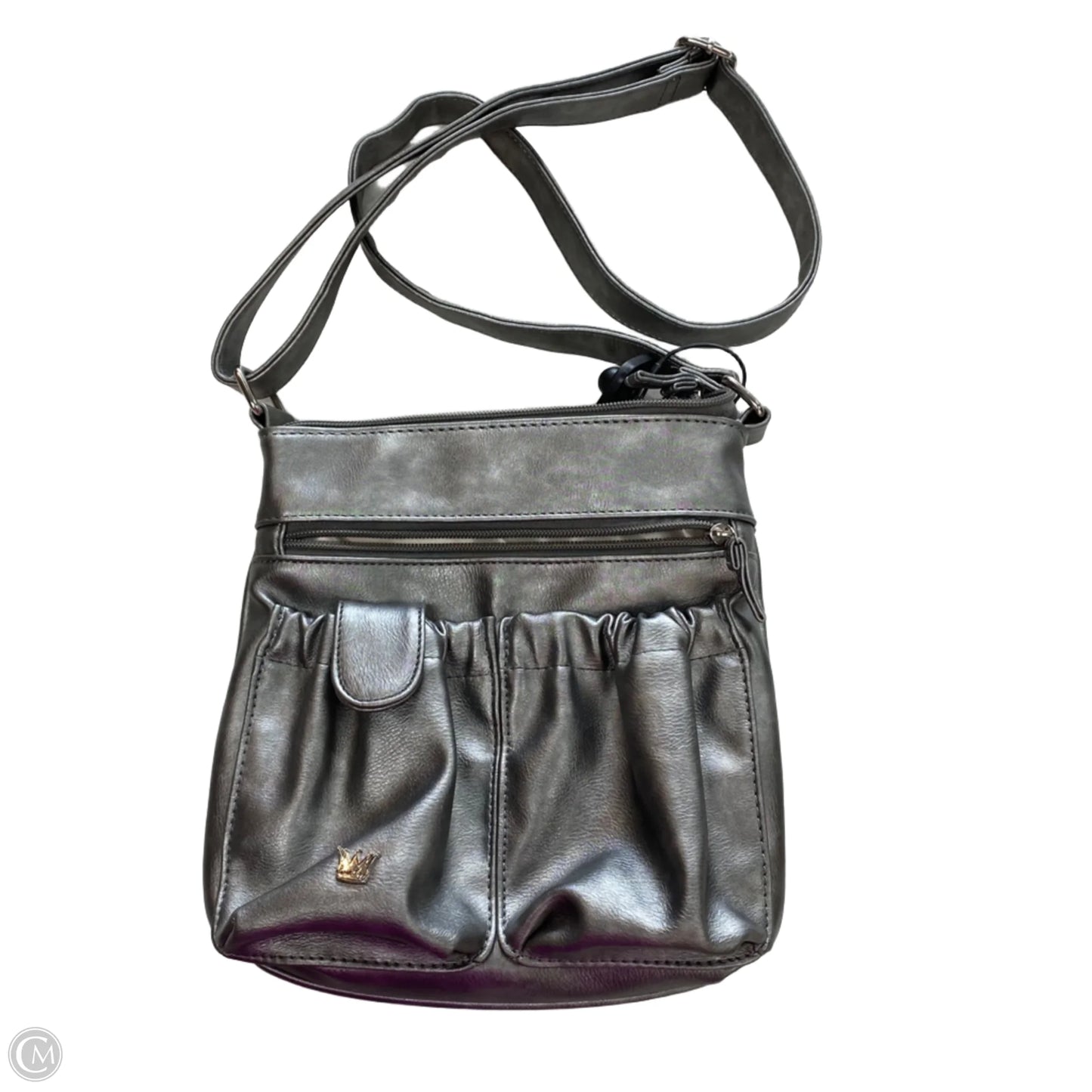 Handbag Leather By Cmc, Size: Medium