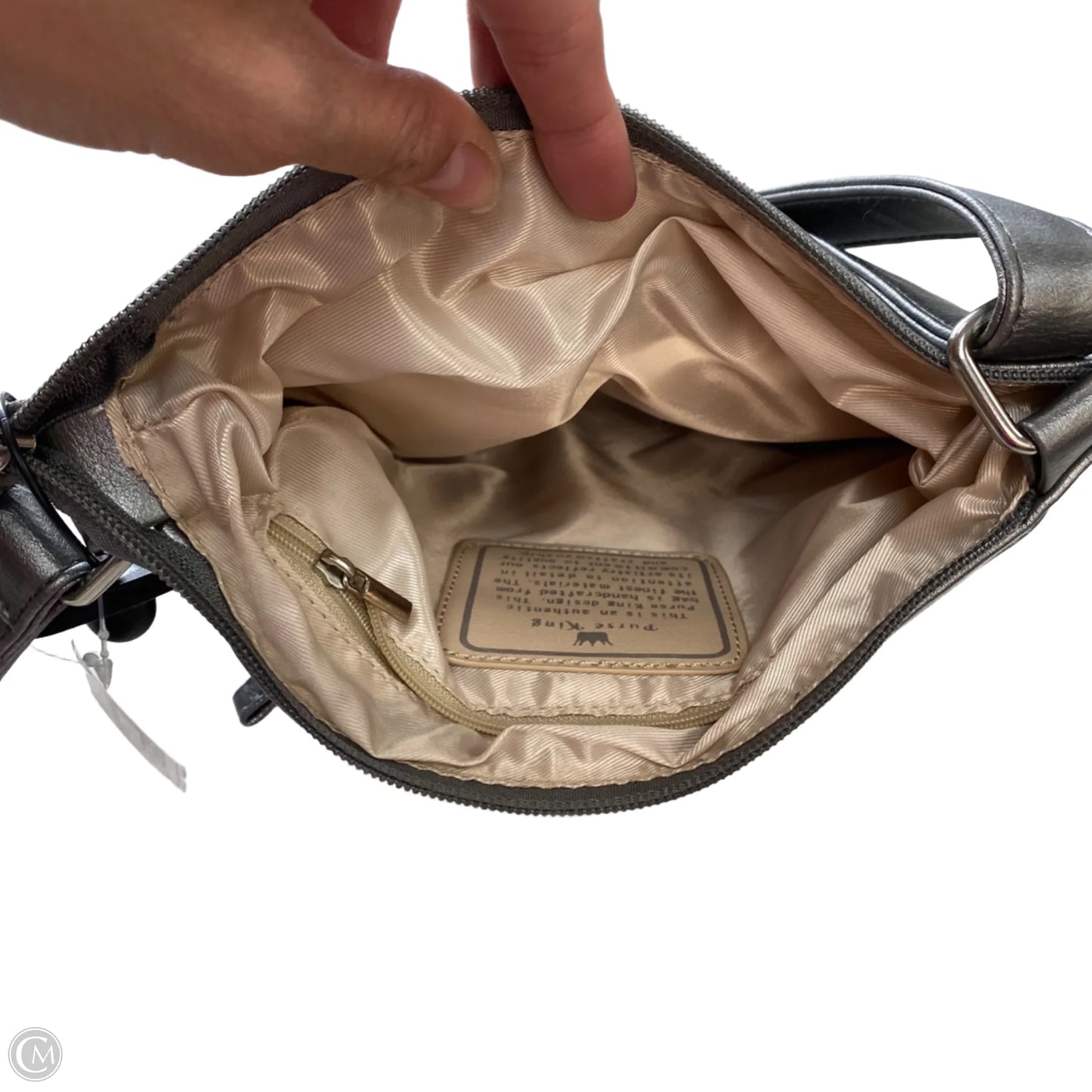 Handbag Leather By Cmc, Size: Medium