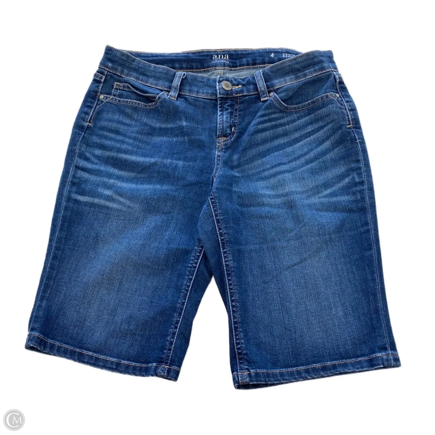 Shorts By Ana In Blue Denim, Size: 4