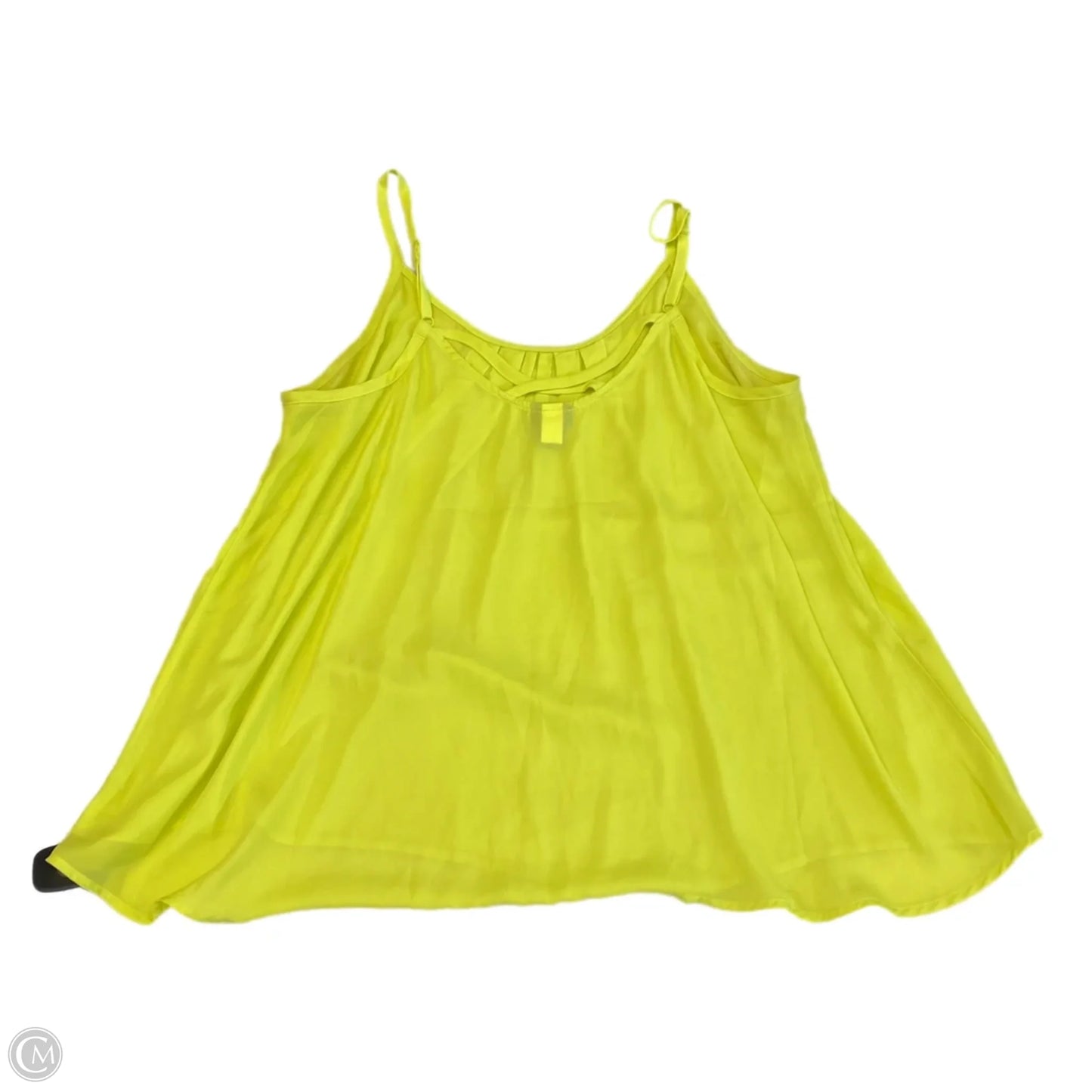 Top Sleeveless By Torrid In Yellow, Size: 2x
