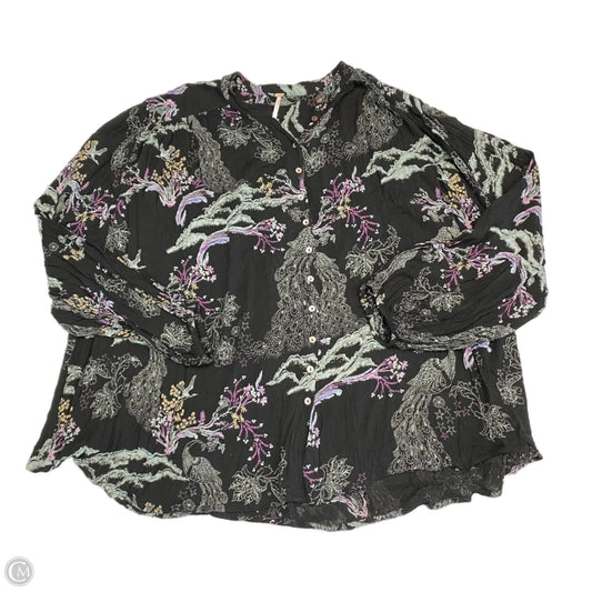 Top Long Sleeve By Free People In Multi-colored, Size: S