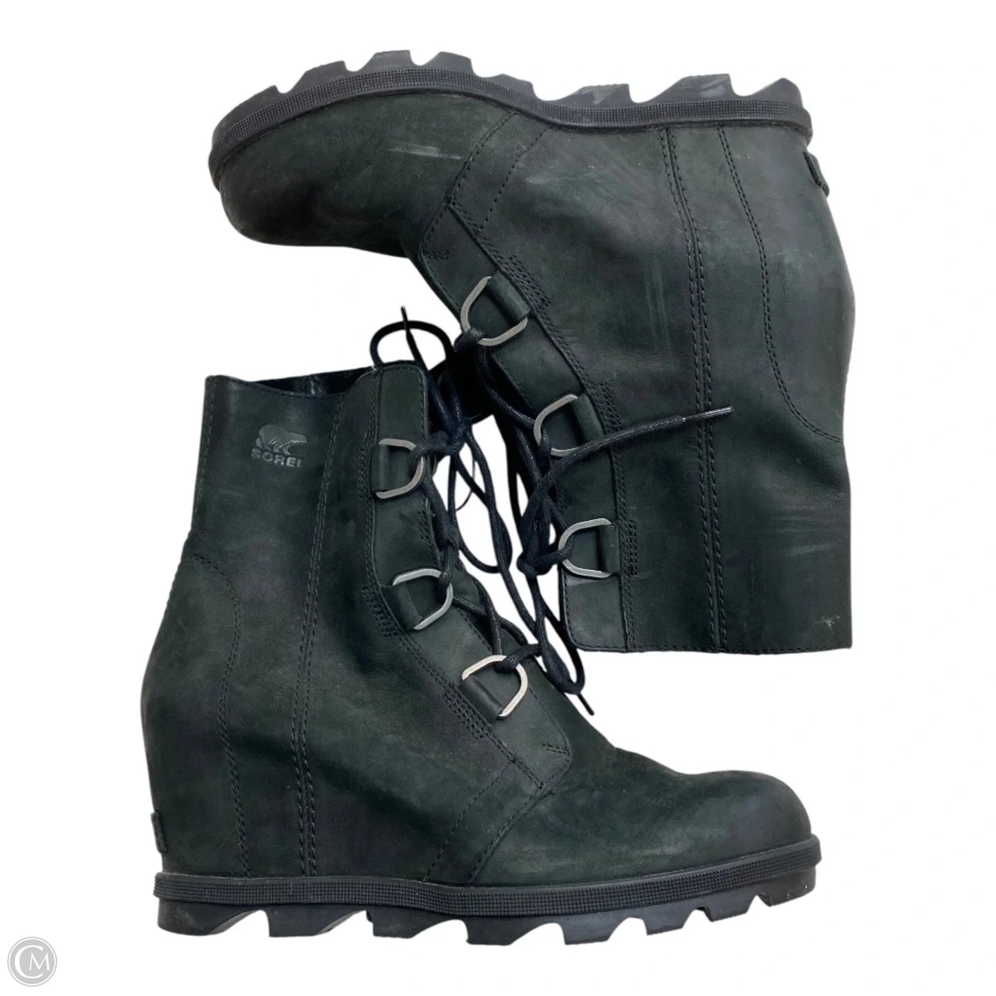 Boots Designer By Sorel In Black, Size: 10