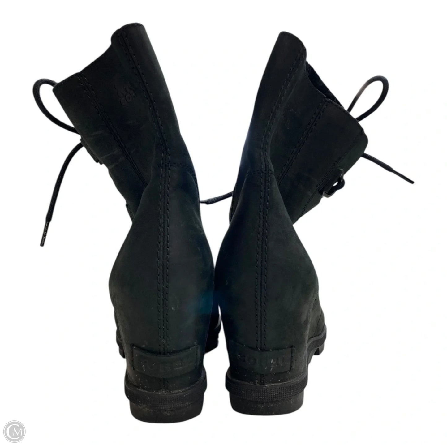 Boots Designer By Sorel In Black, Size: 10
