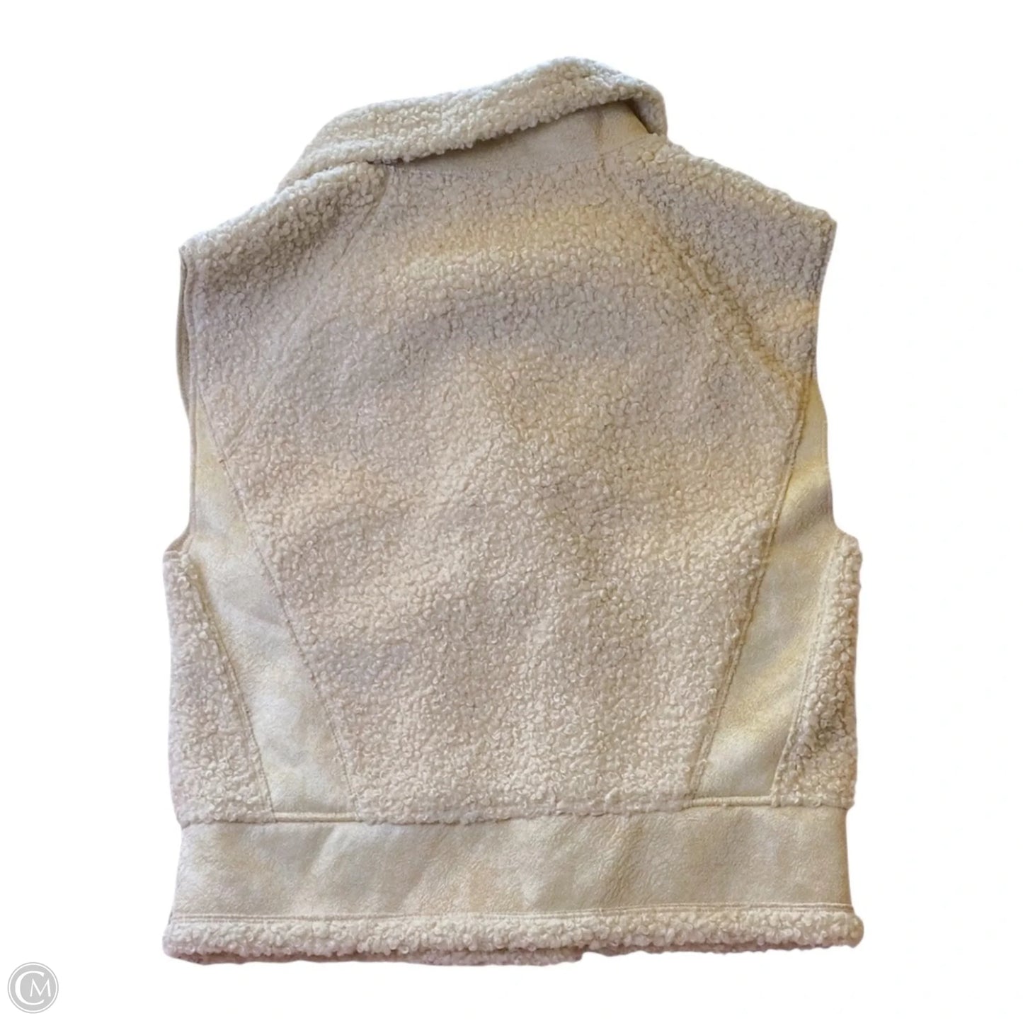 Vest Faux Fur & Sherpa By Cmc In Cream, Size: Xs