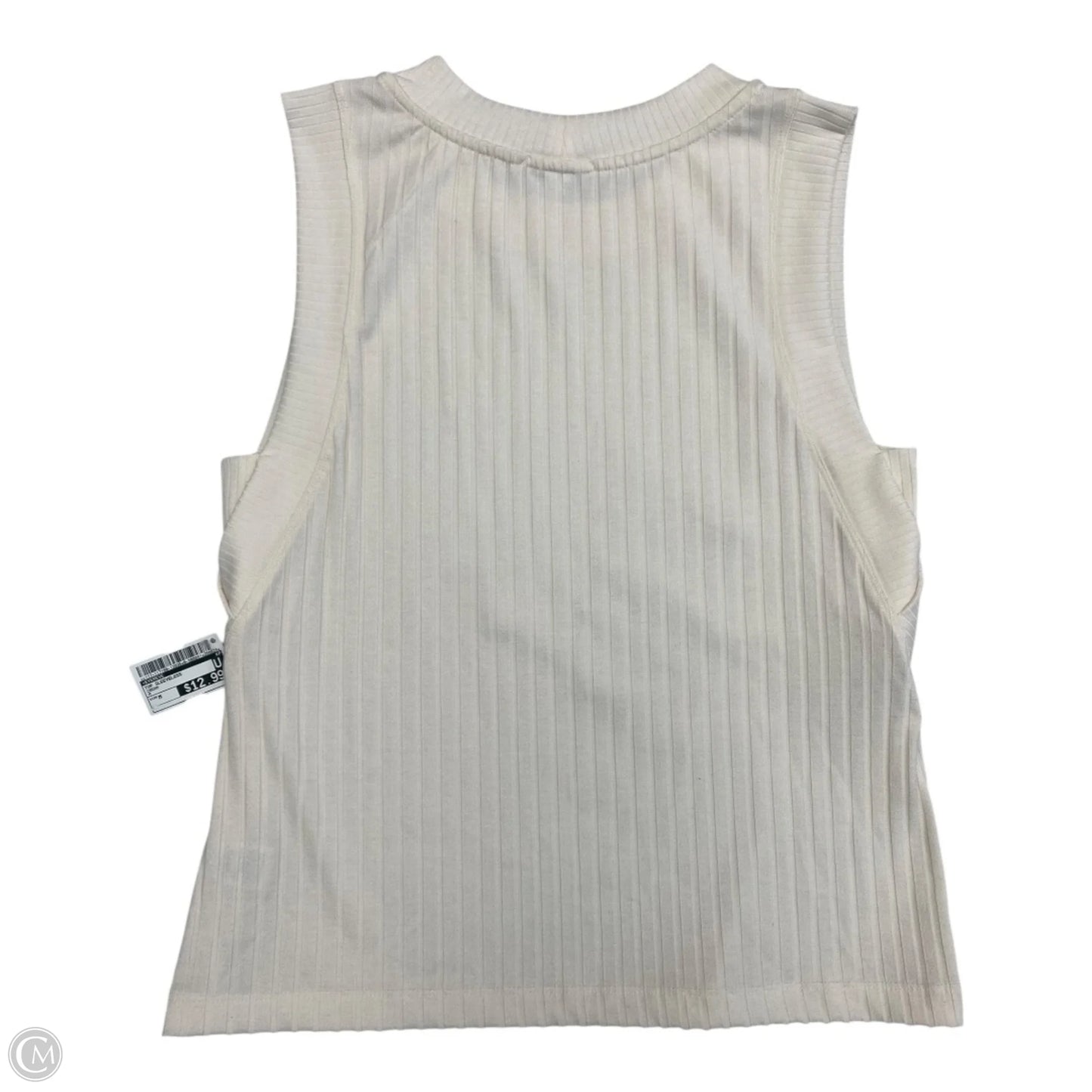 Top Sleeveless By Evereve In Cream, Size: M