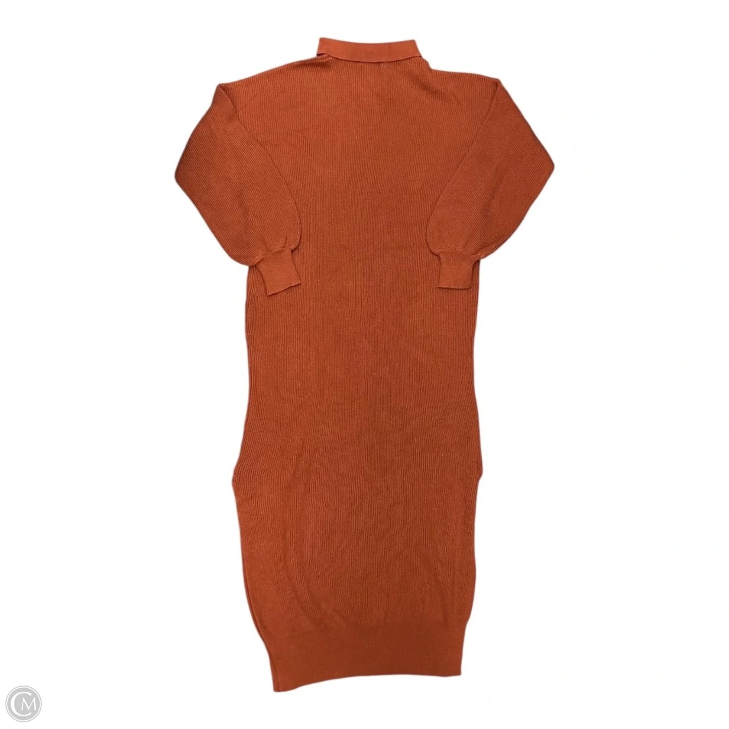 Dress Sweater By Natural Life In Orange, Size: L