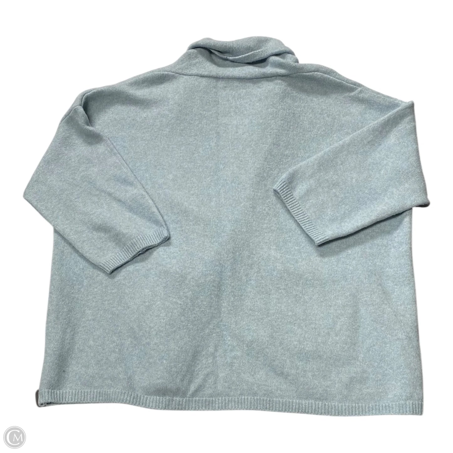 Sweater Cardigan Designer By Cma In Blue, Size: S