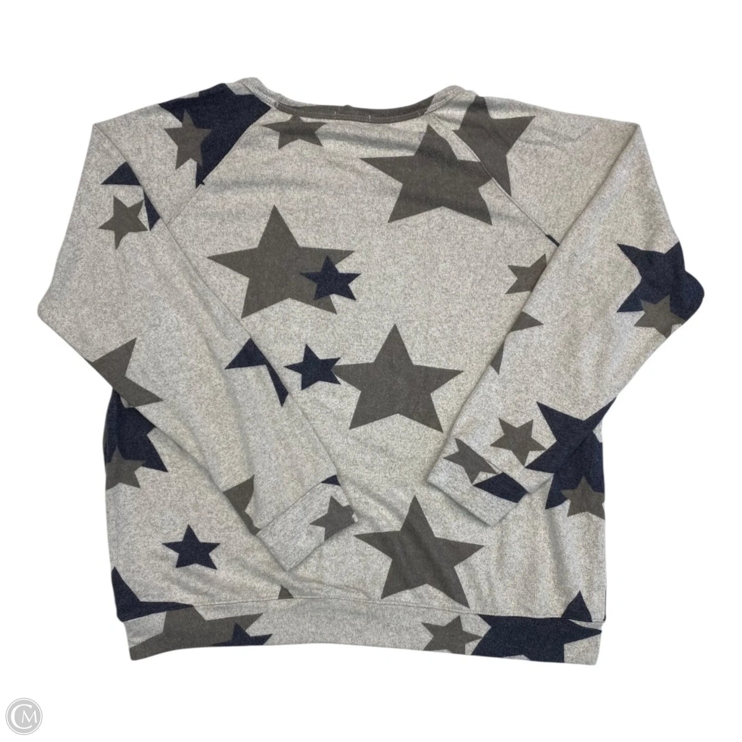 Sweater By Buffalo David Bitton In Blue & Grey, Size: Xl