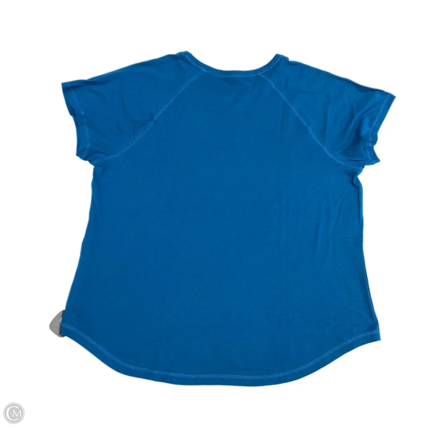 Athletic Top Short Sleeve By Tek Gear In Blue, Size: Xxl