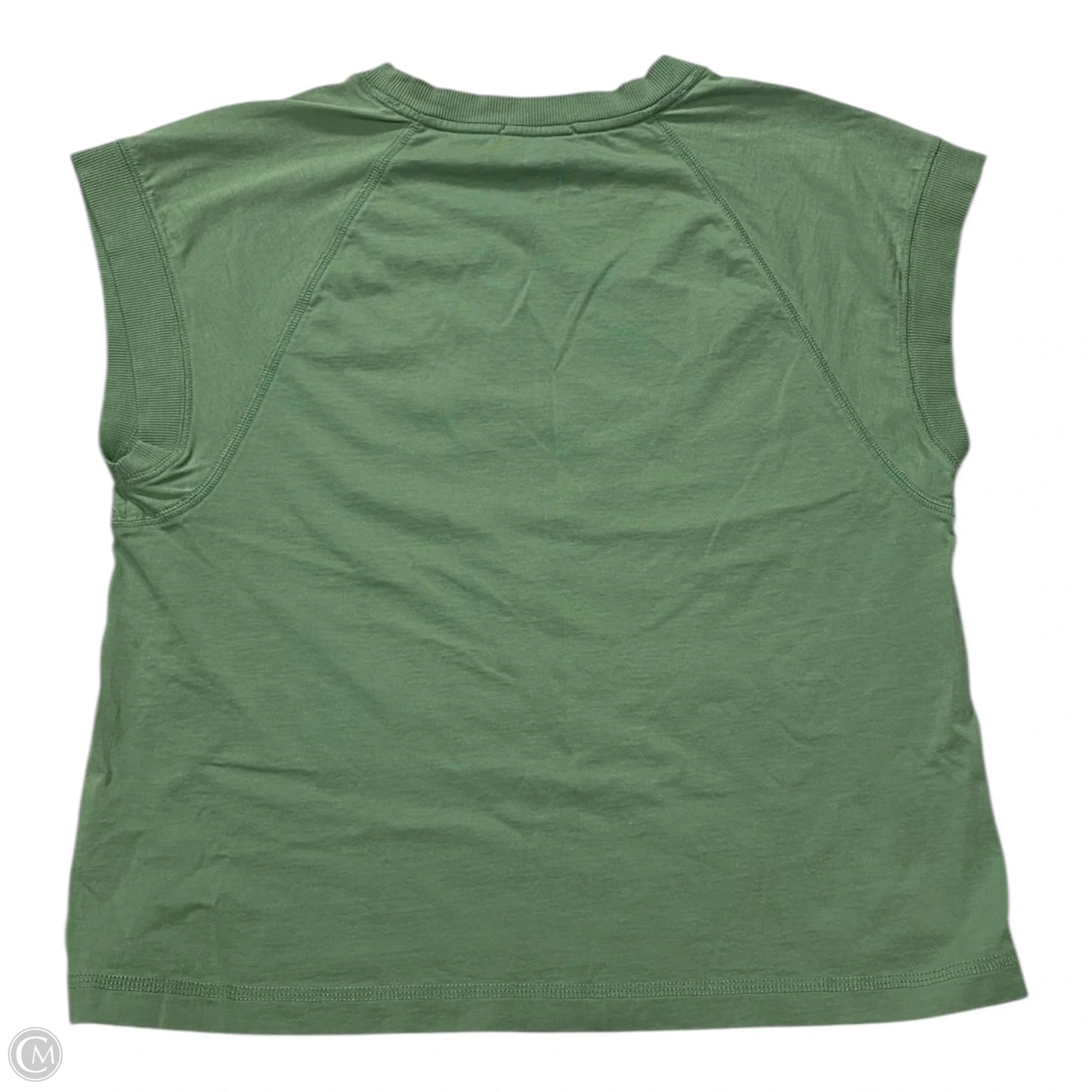 Top Short Sleeve By Evereve In Green, Size: S