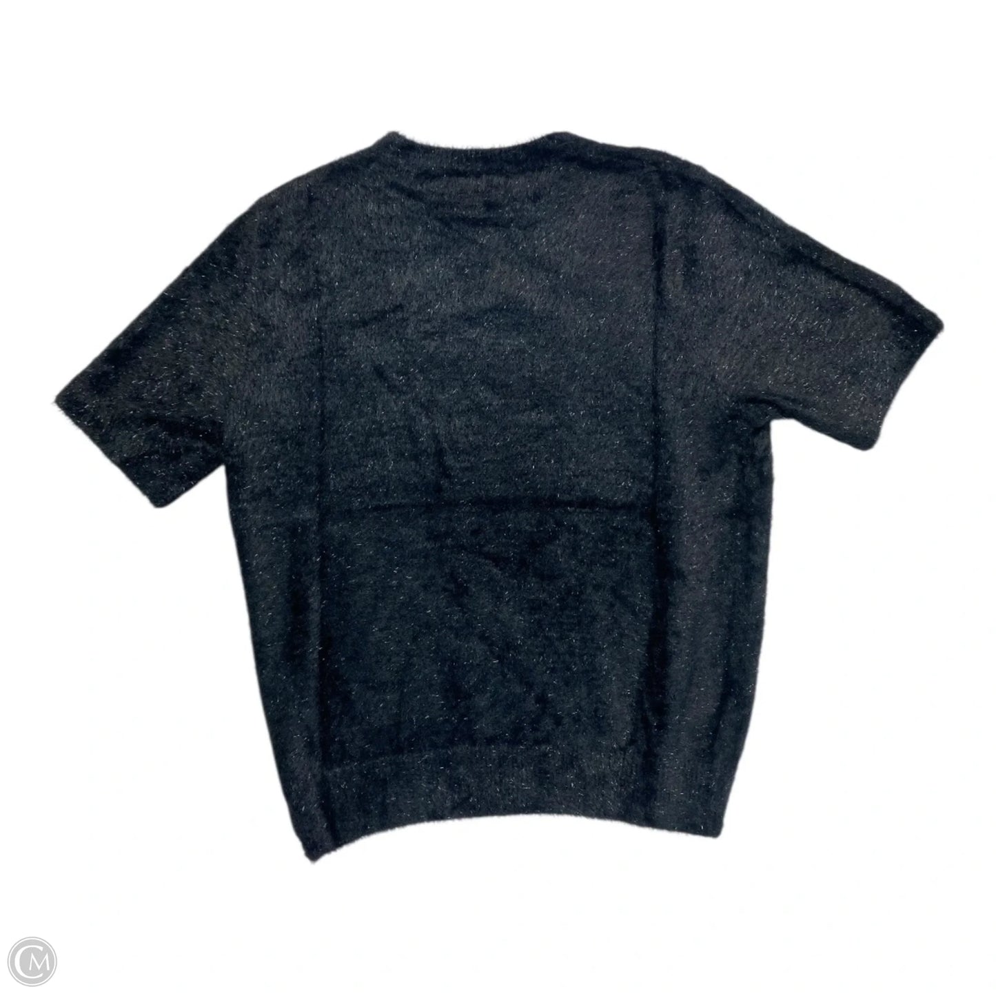Sweater Short Sleeve By J. Crew In Black, Size: M