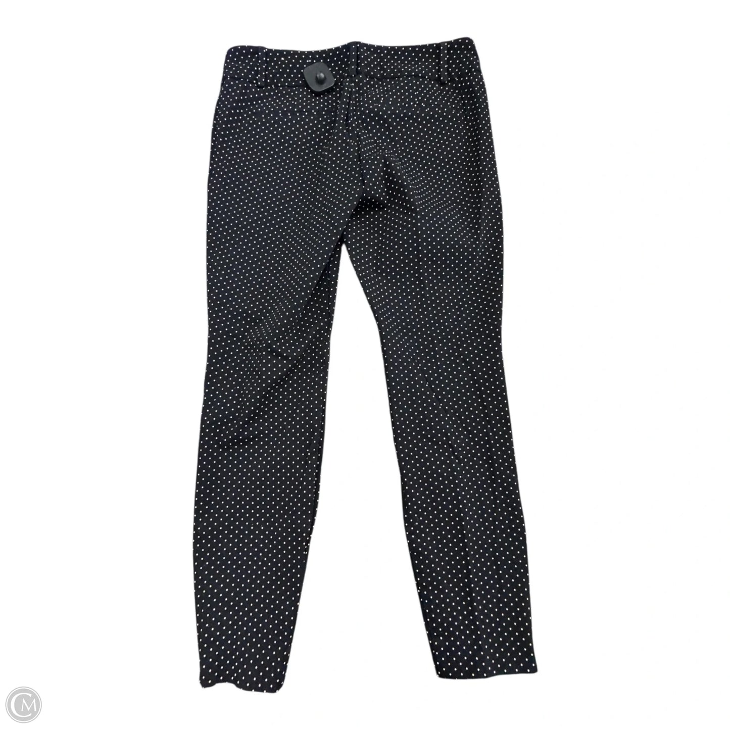 Pants Cropped By Loft In Polkadot Pattern, Size: 6