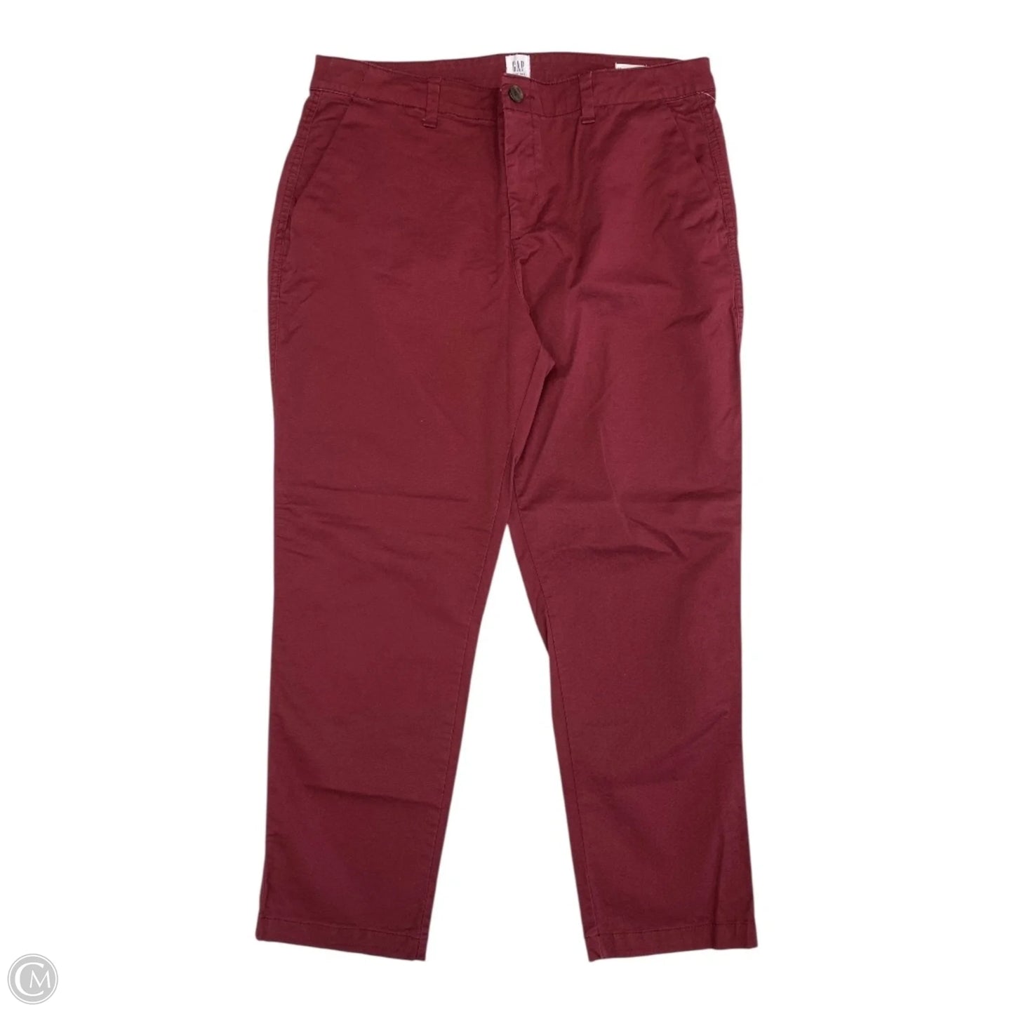 Pants Cropped By Gap In Maroon, Size: 12