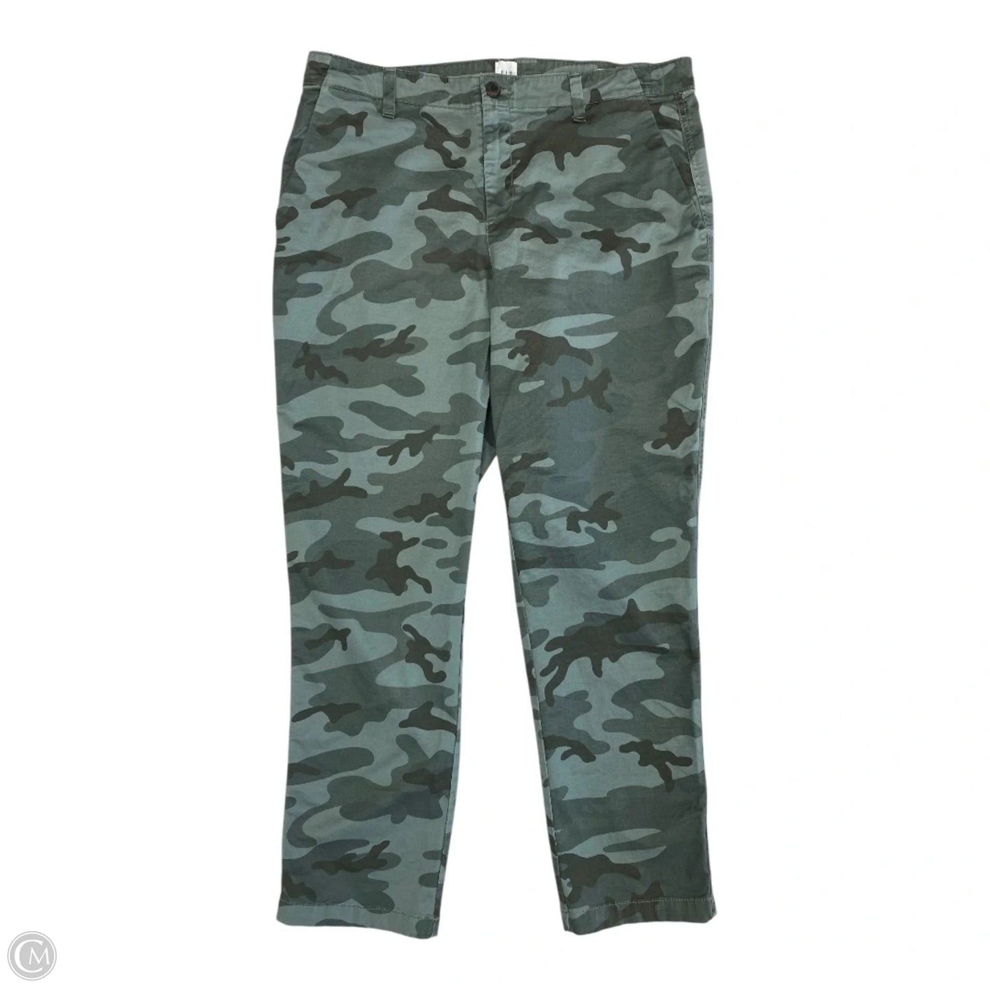 Pants Cropped By Gap In Camouflage Print, Size: 12