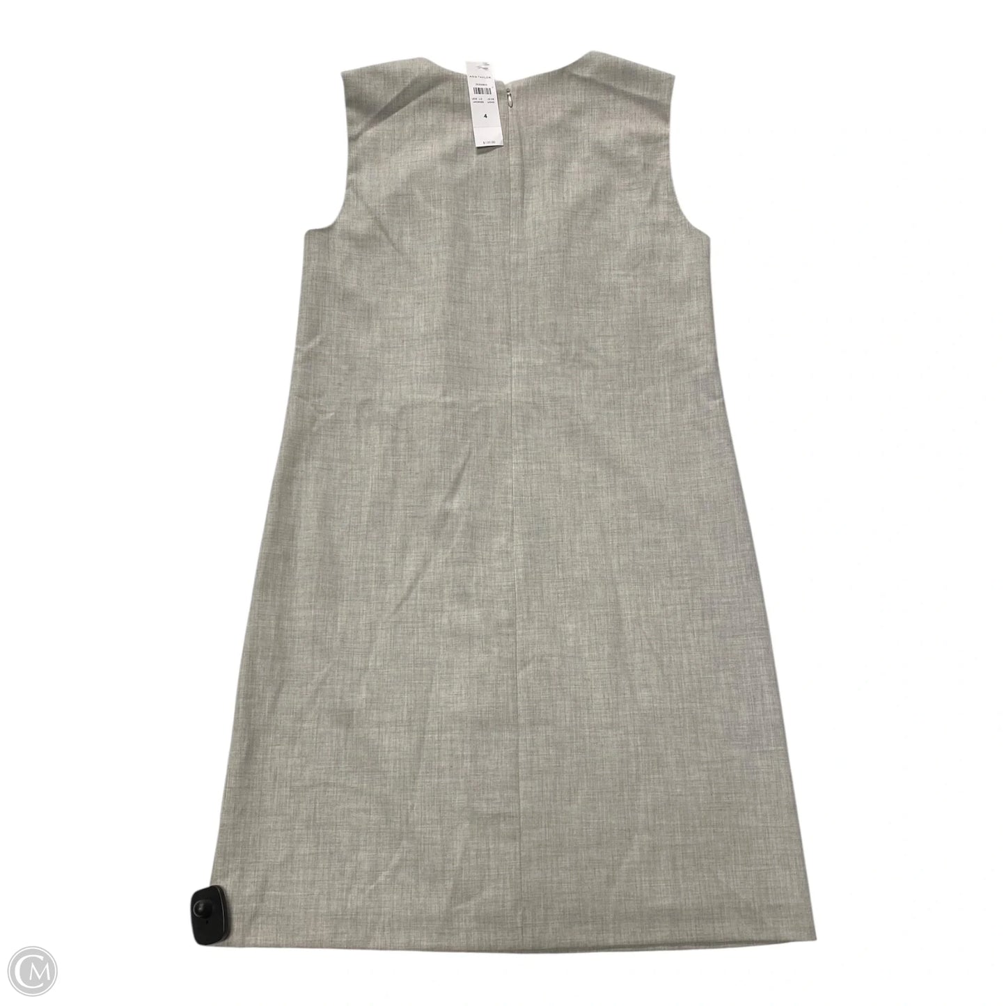 Dress Casual Midi By Ann Taylor In Grey, Size: 4