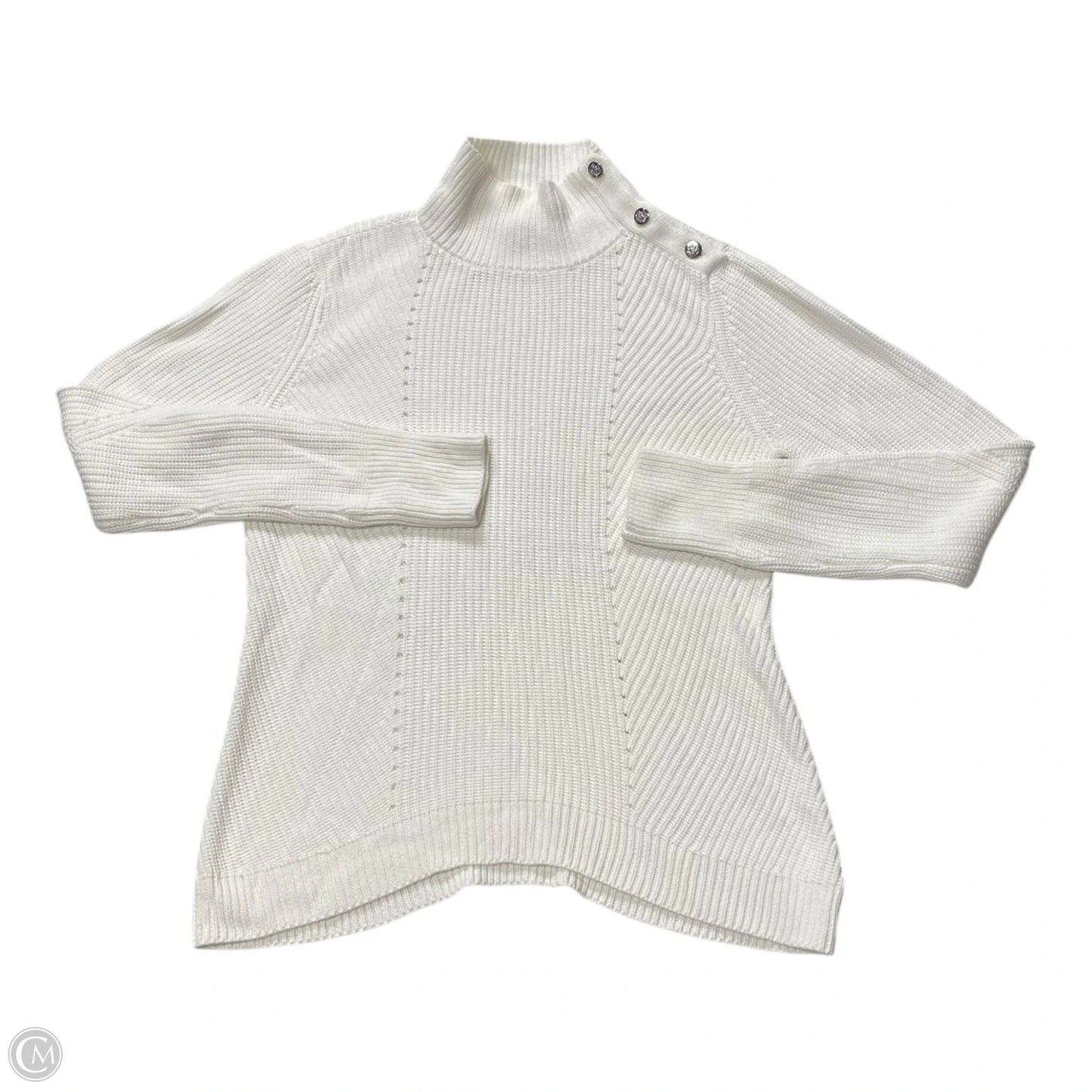 Sweater By White House Black Market In Cream, Size: M