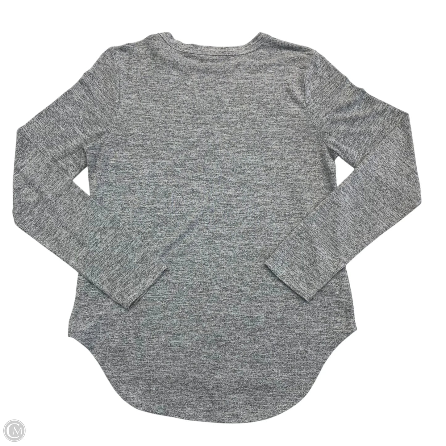 Top Long Sleeve By Banana Republic In Grey, Size: M