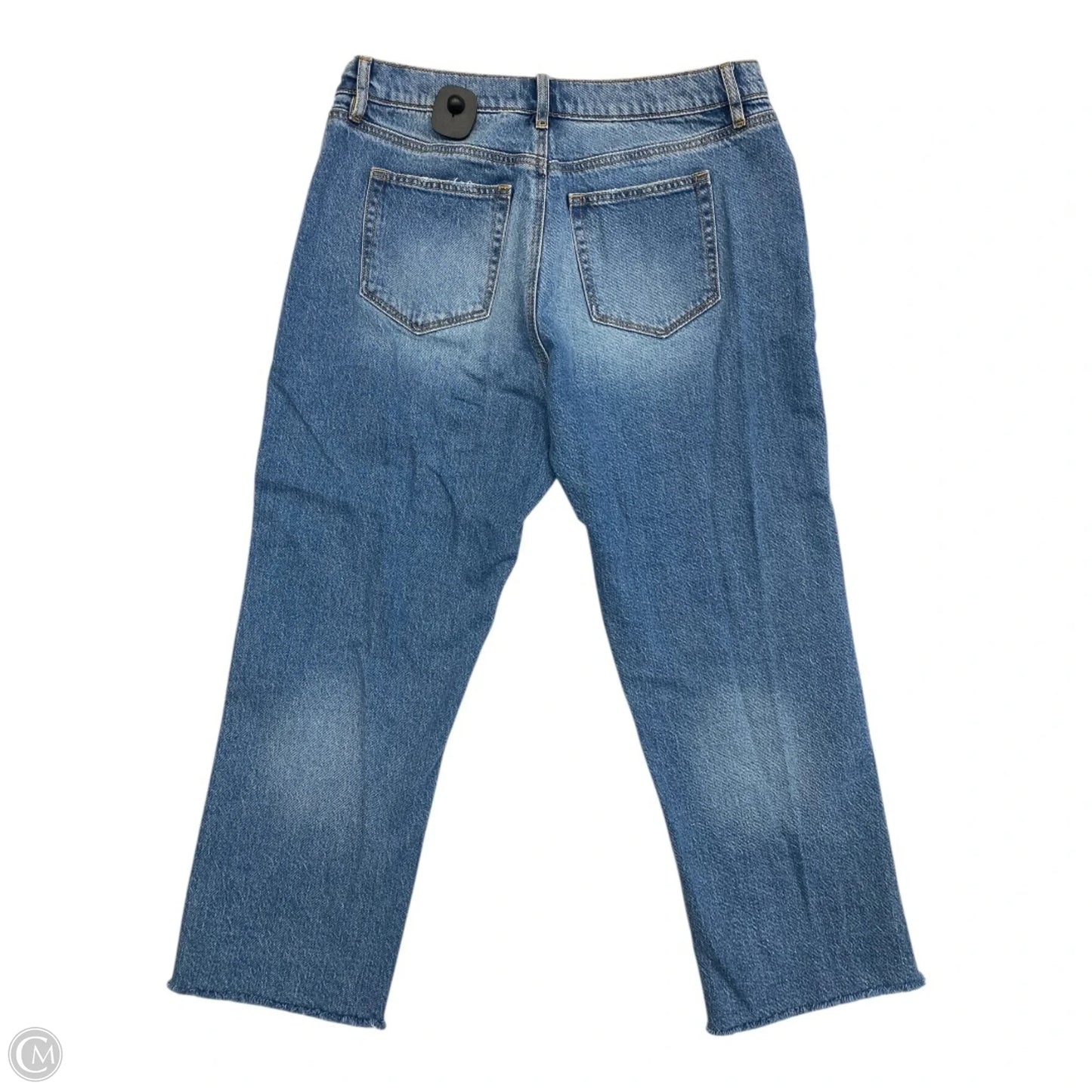 Jeans Cropped By Loft In Blue Denim, Size: 12