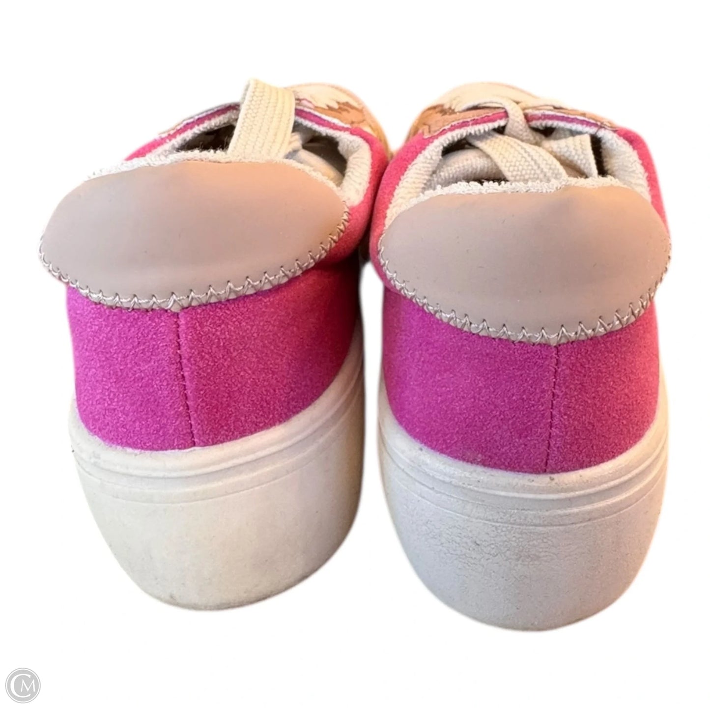 Shoes Sneakers Platform By Rocket Dogs In Pink & Tan, Size: 6.5
