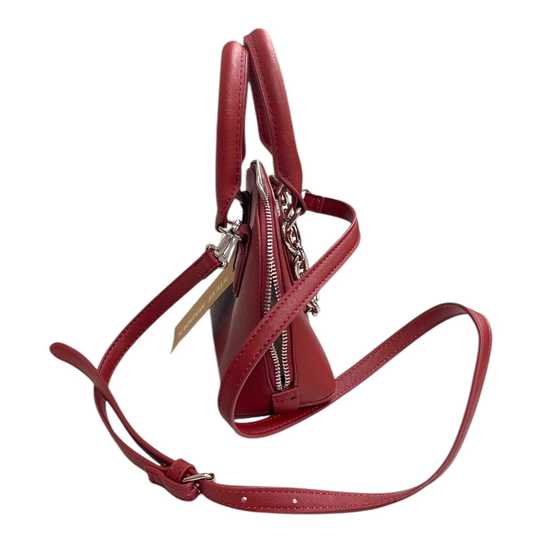 Handbag By Steve Madden In Red, Size:Small