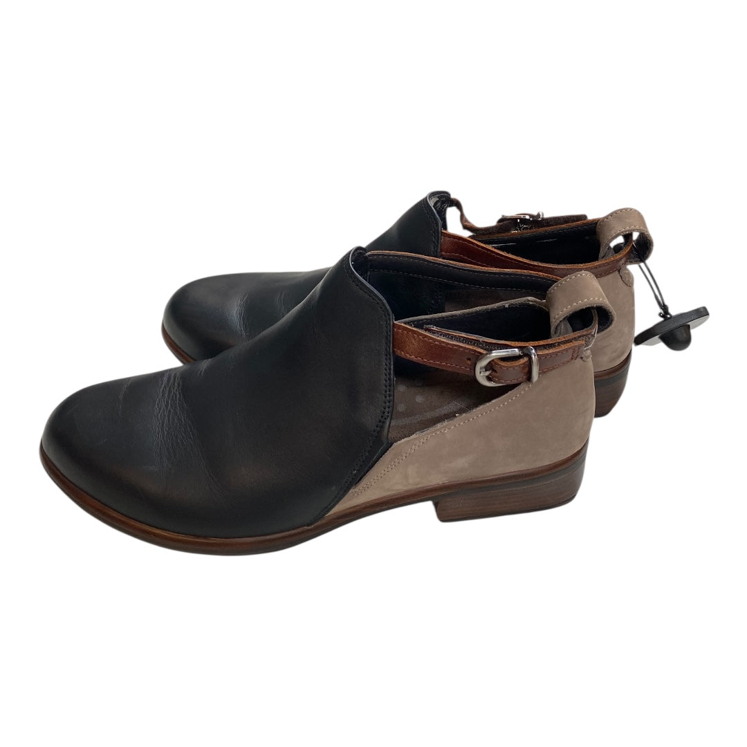 Boots Ankle Flats By Naot In Black, Size:8.5