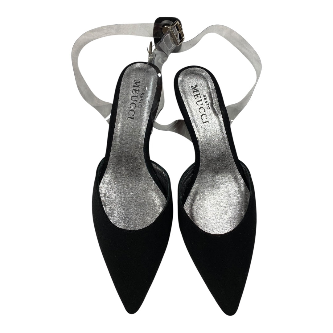 Shoes Heels Kitten By Sesto Meucci In Black, Size:8.5