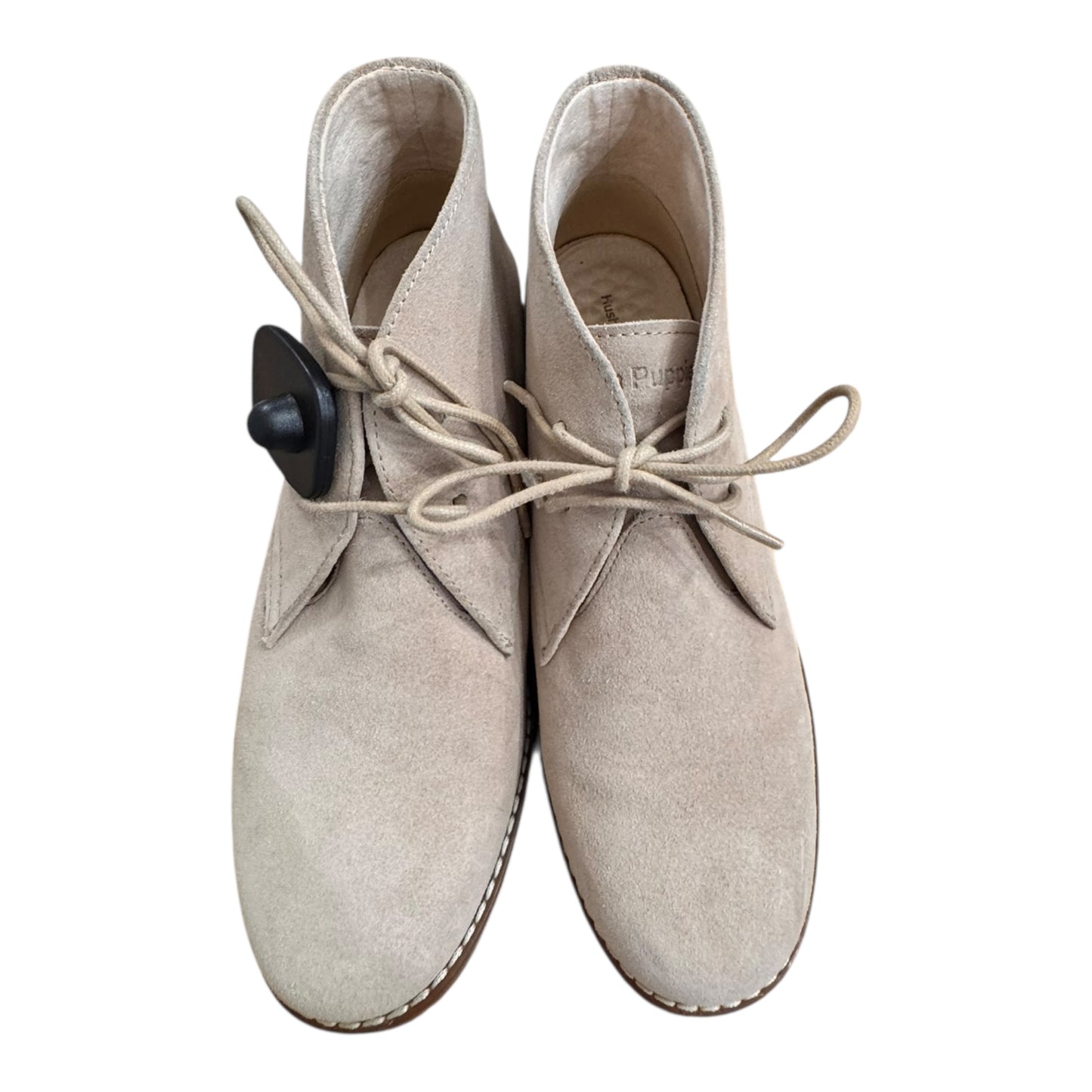 Boots Ankle Flats By Hush Puppies In Tan, Size:10