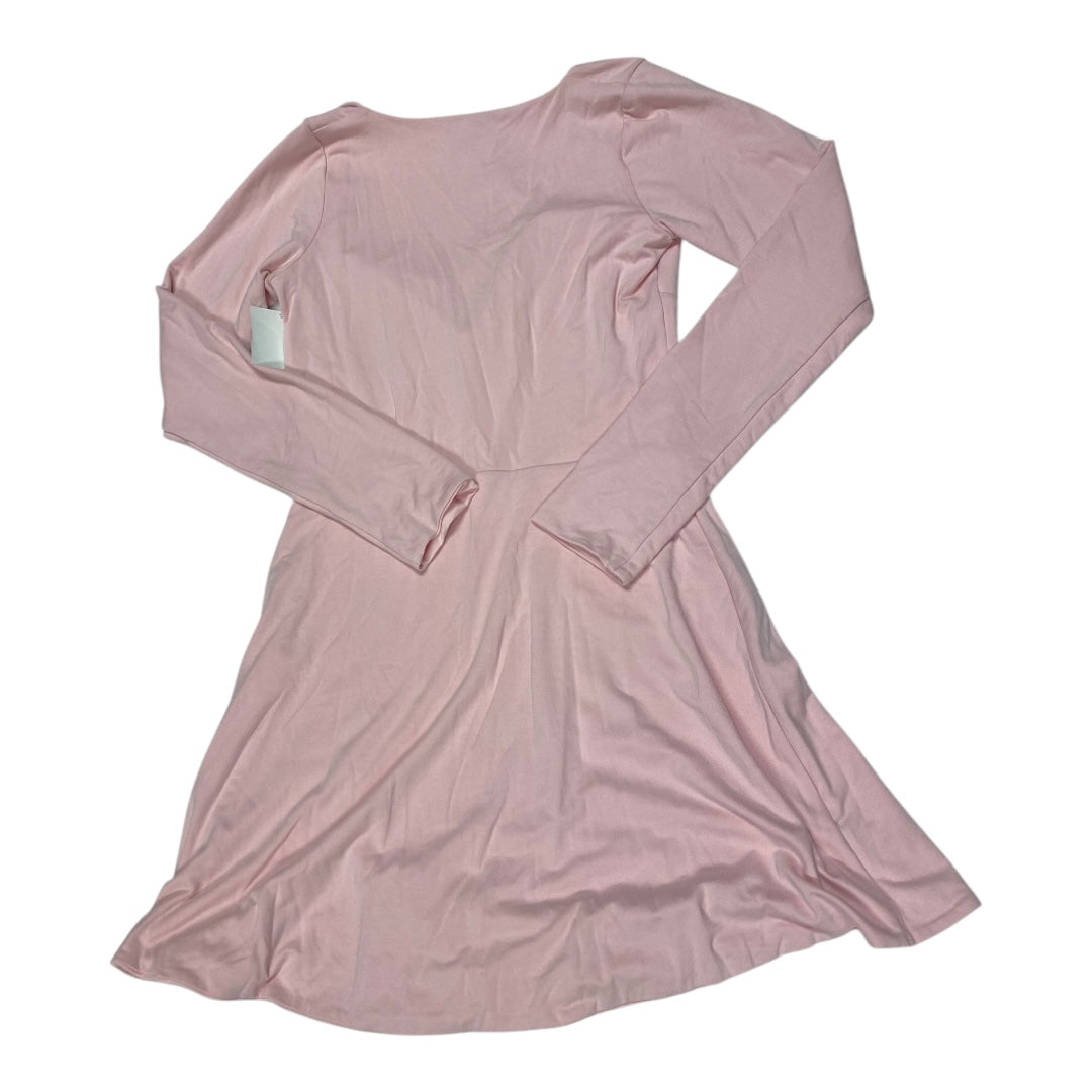 Dress Casual Midi By Cmc In Pink, Size: 10