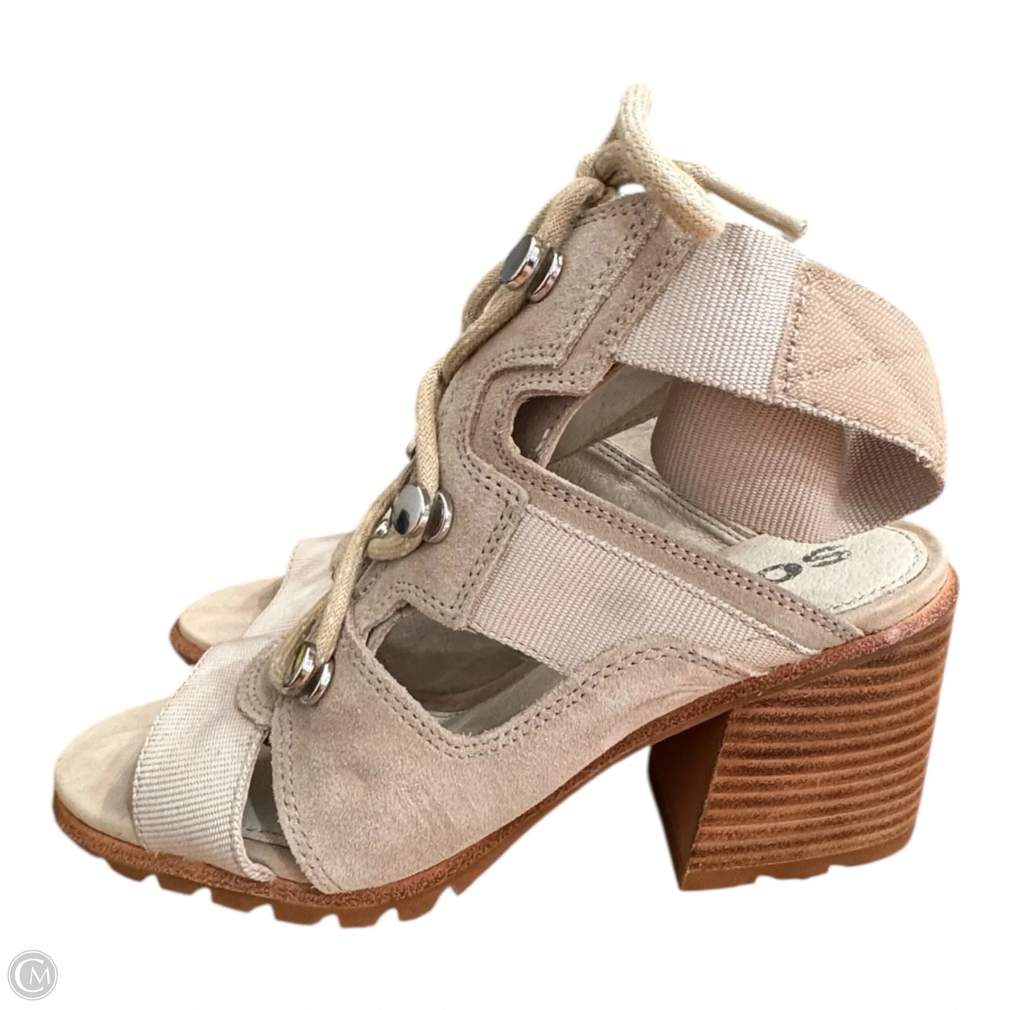 Shoes Designer By Sorel In Beige, Size: 7