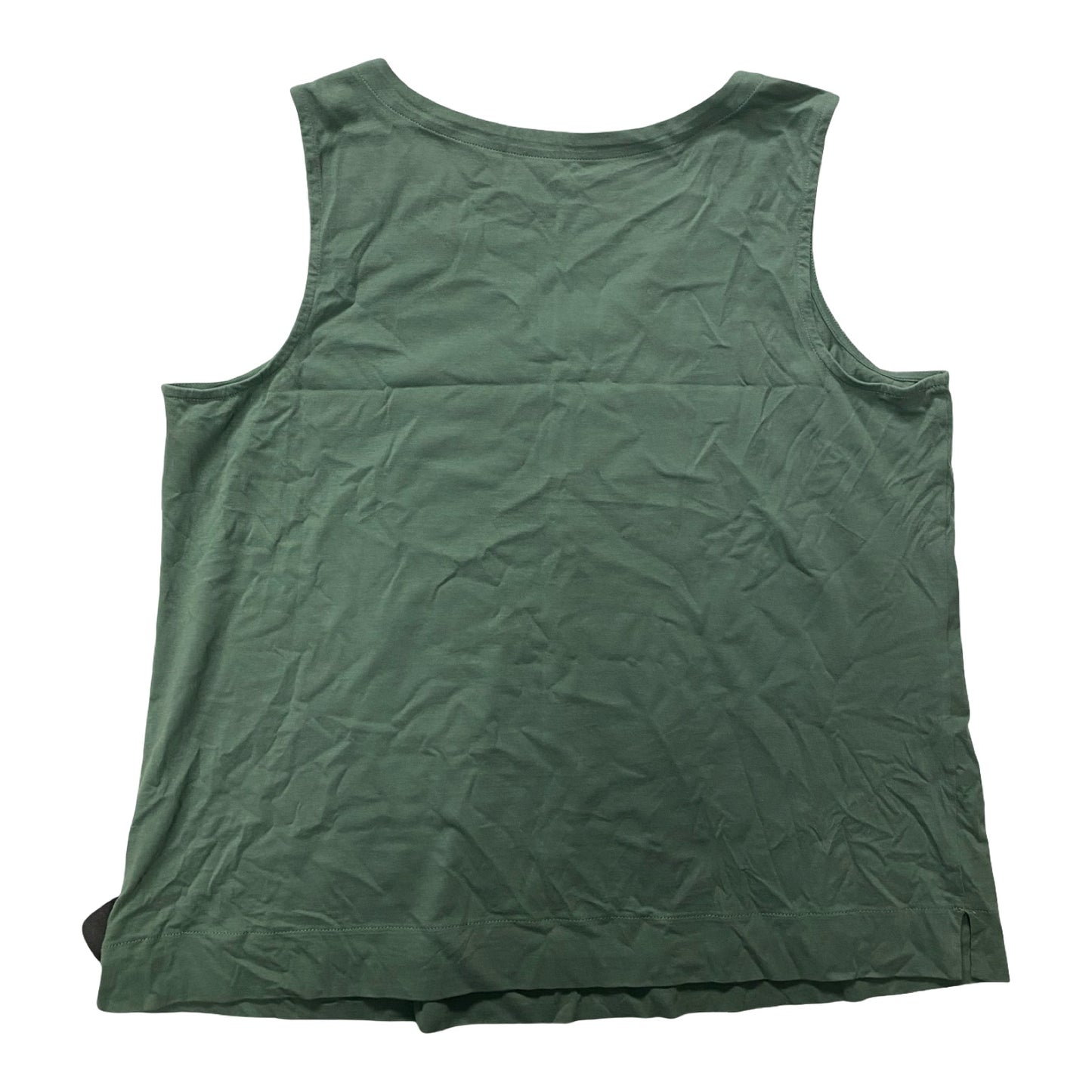 Top Sleeveless By Pure Jill In Green, Size:Xl