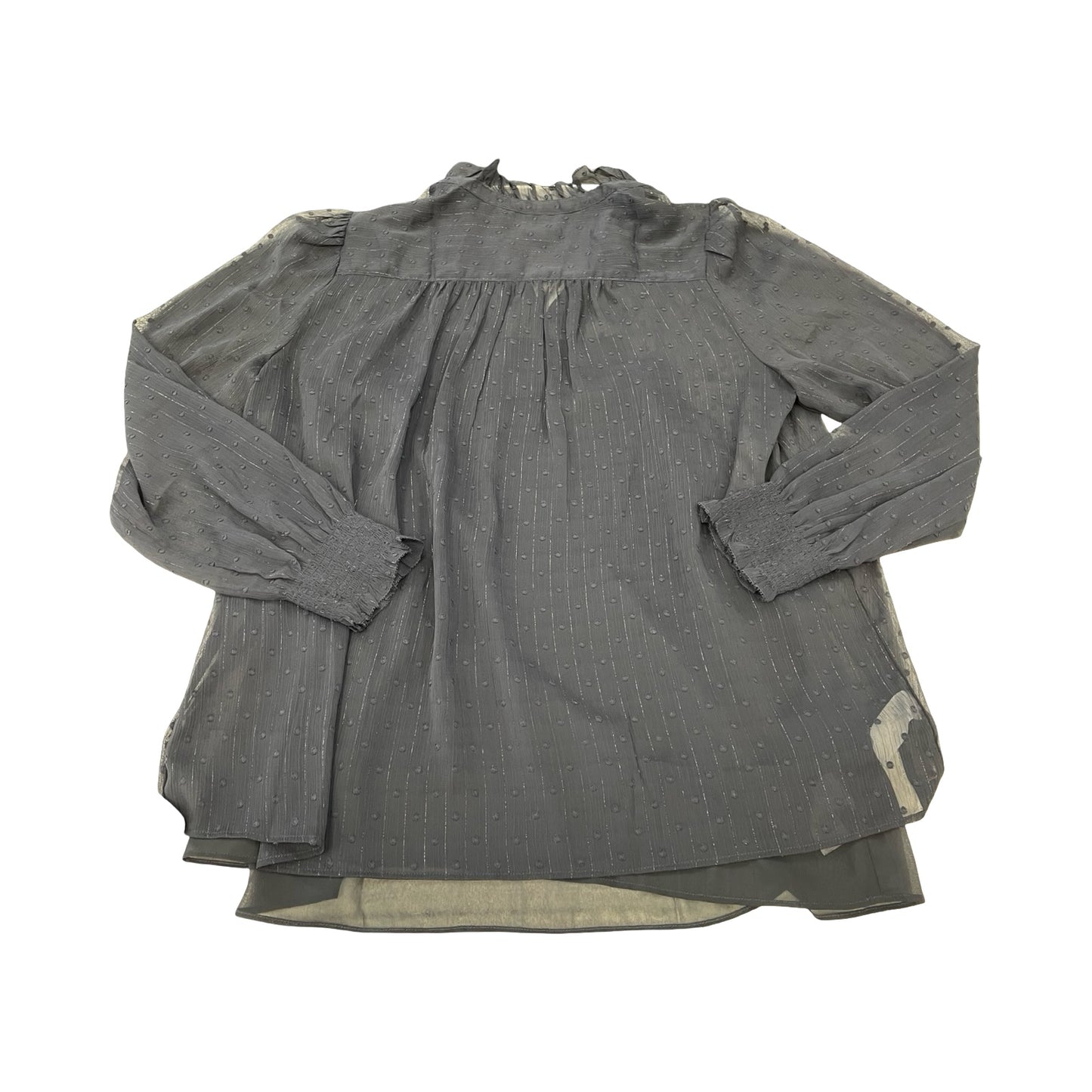 Top Ls By Ann Taylor In Navy, Size:L
