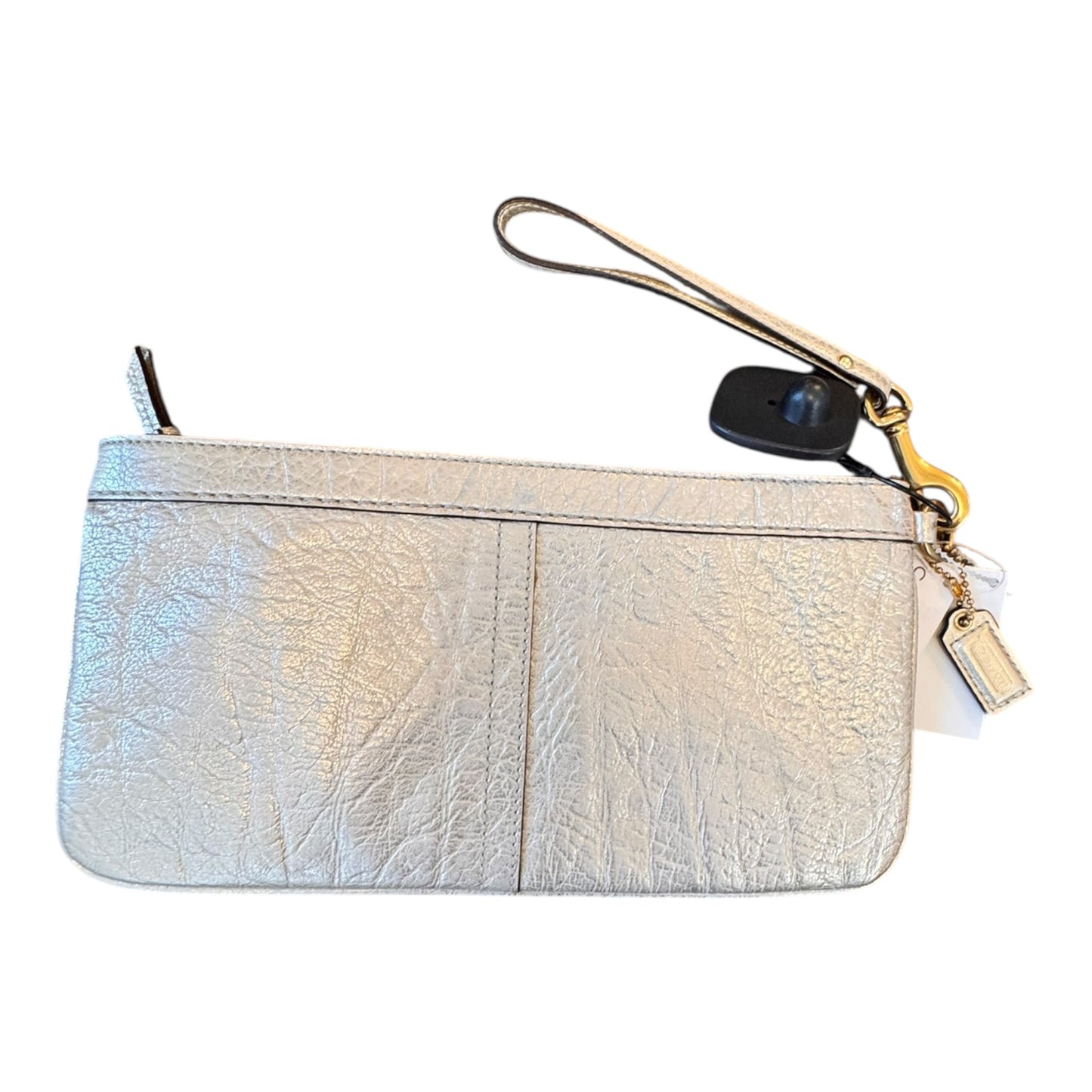 Wristlet Designer By Coach In Gold, Size:Large