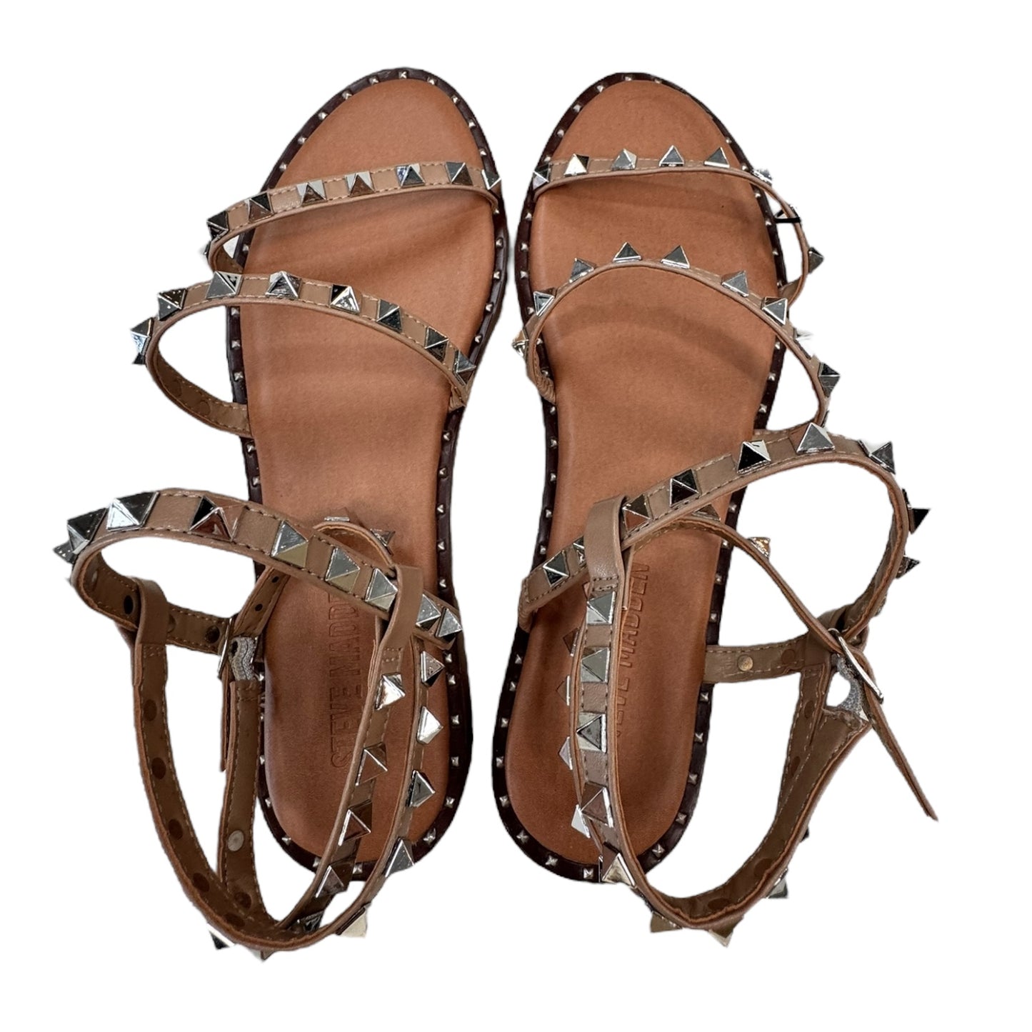 Sandals Flats By Steve Madden In Multi, Size:8.5