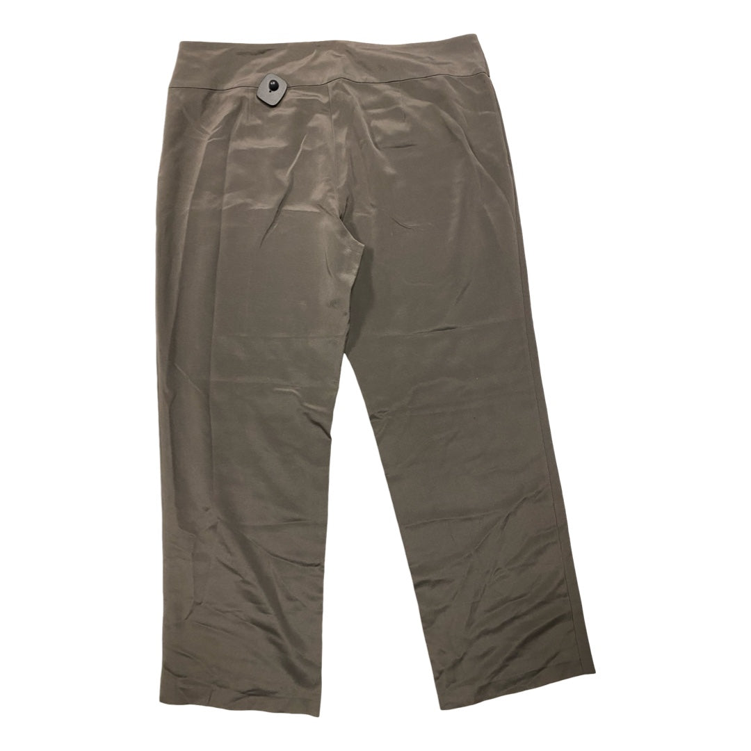 Pants Designer By Eileen Fisher In Brown, Size:Xl