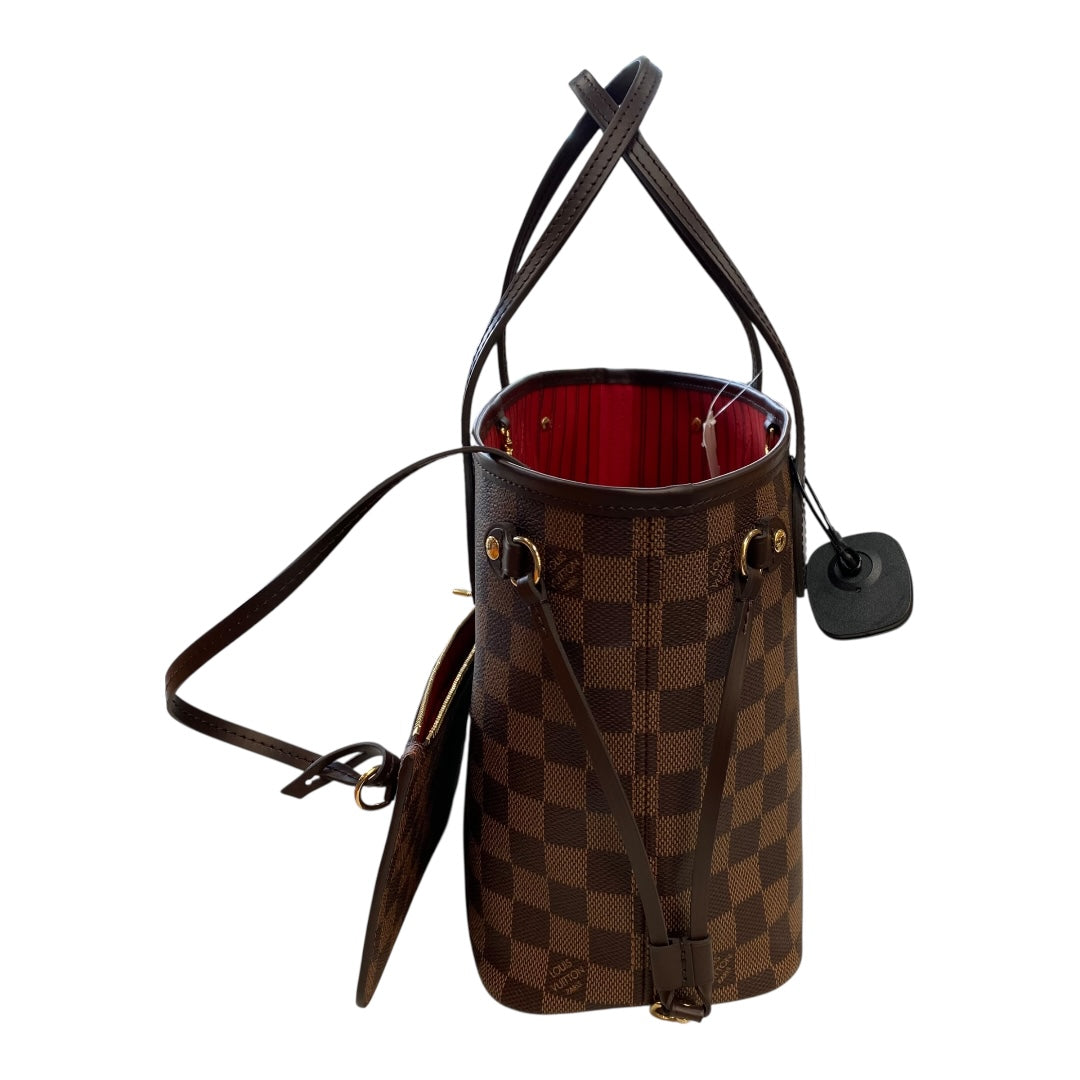 Handbag Luxury Designer By Louis Vuitton In Brown, Size:Medium