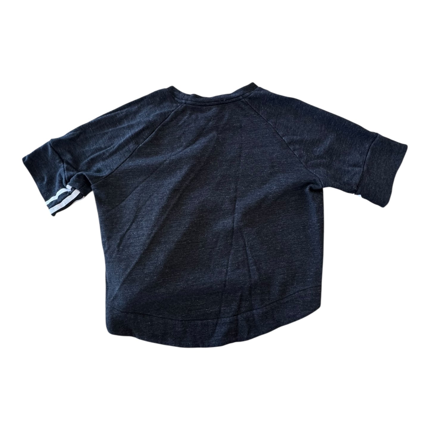 Athletic Top Ss By Adidas In Grey, Size:S