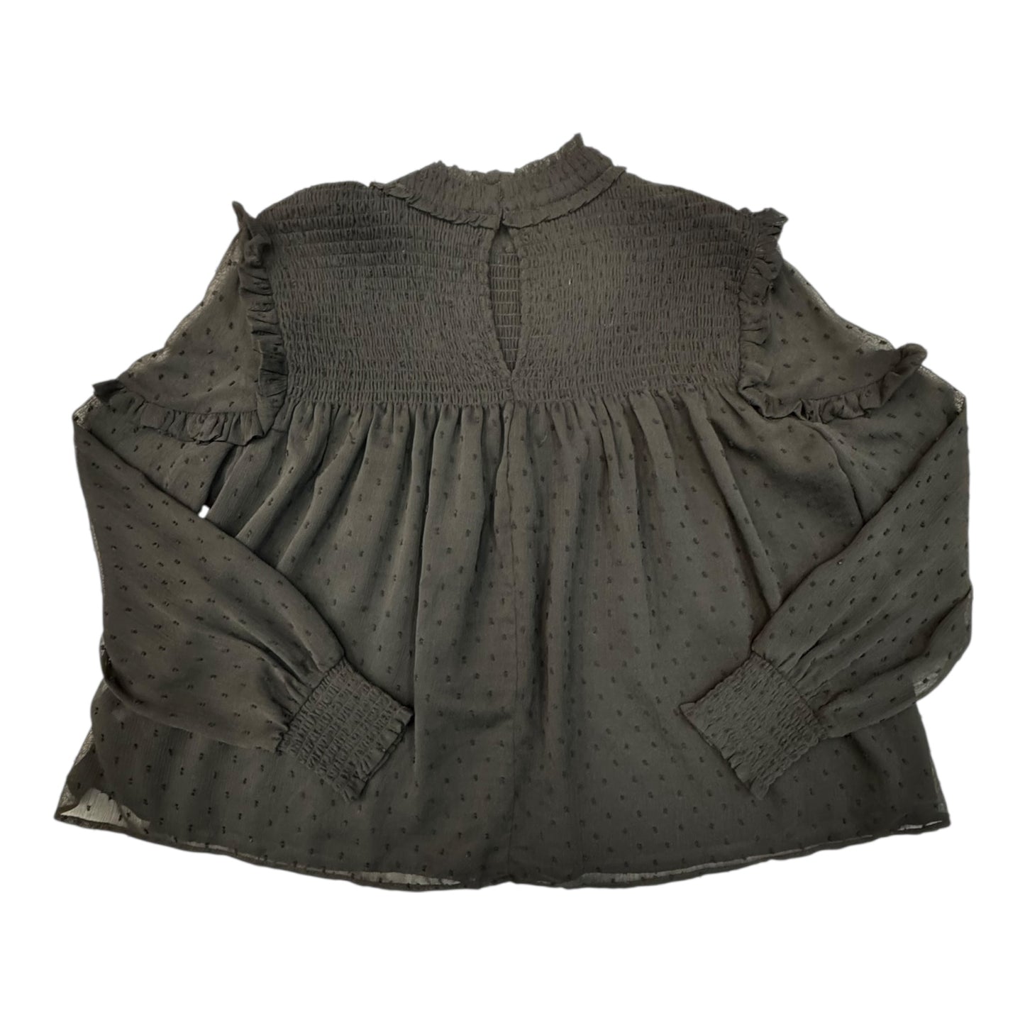 Top Ls By English Factory In Black, Size:Xs
