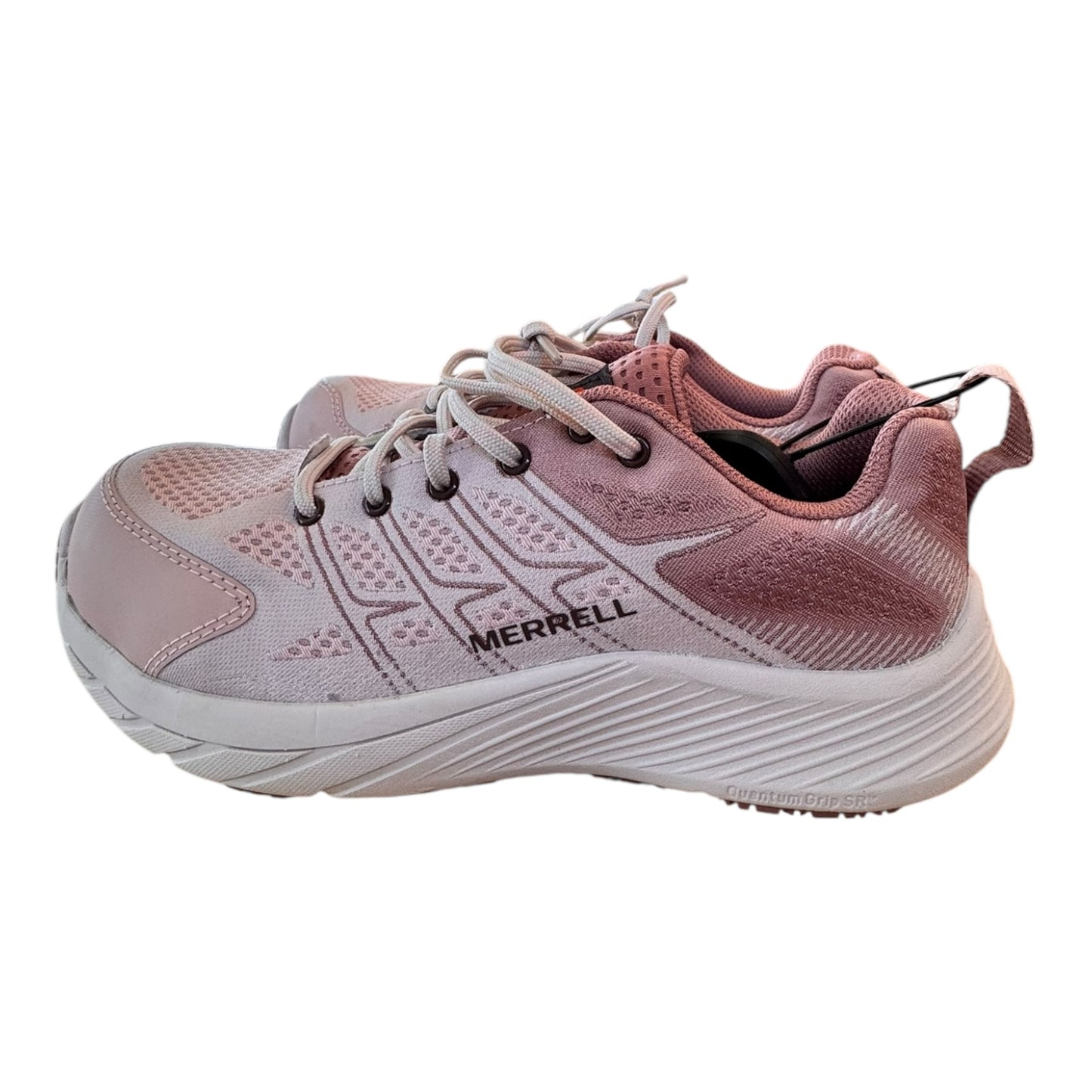 Shoes Steel Toes Sneakers By Merrell In Purple & Grey, Size:7