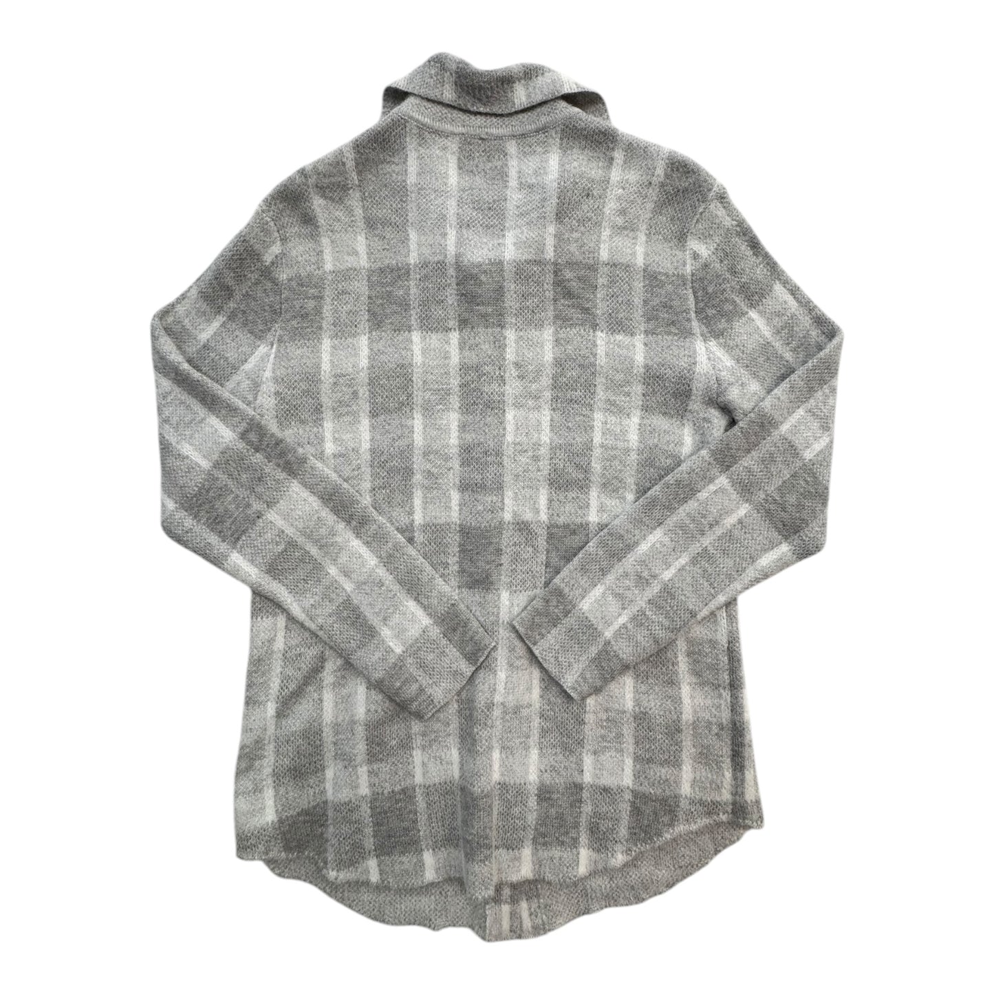 Jacket Shirt By William Rast In Grey & White, Size:M