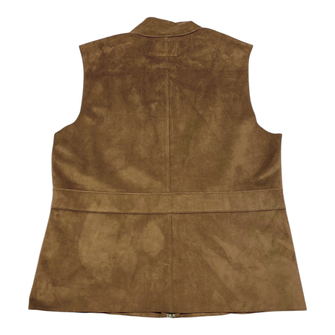 Vest Other By Lauren By Ralph Lauren In Brown, Size:L