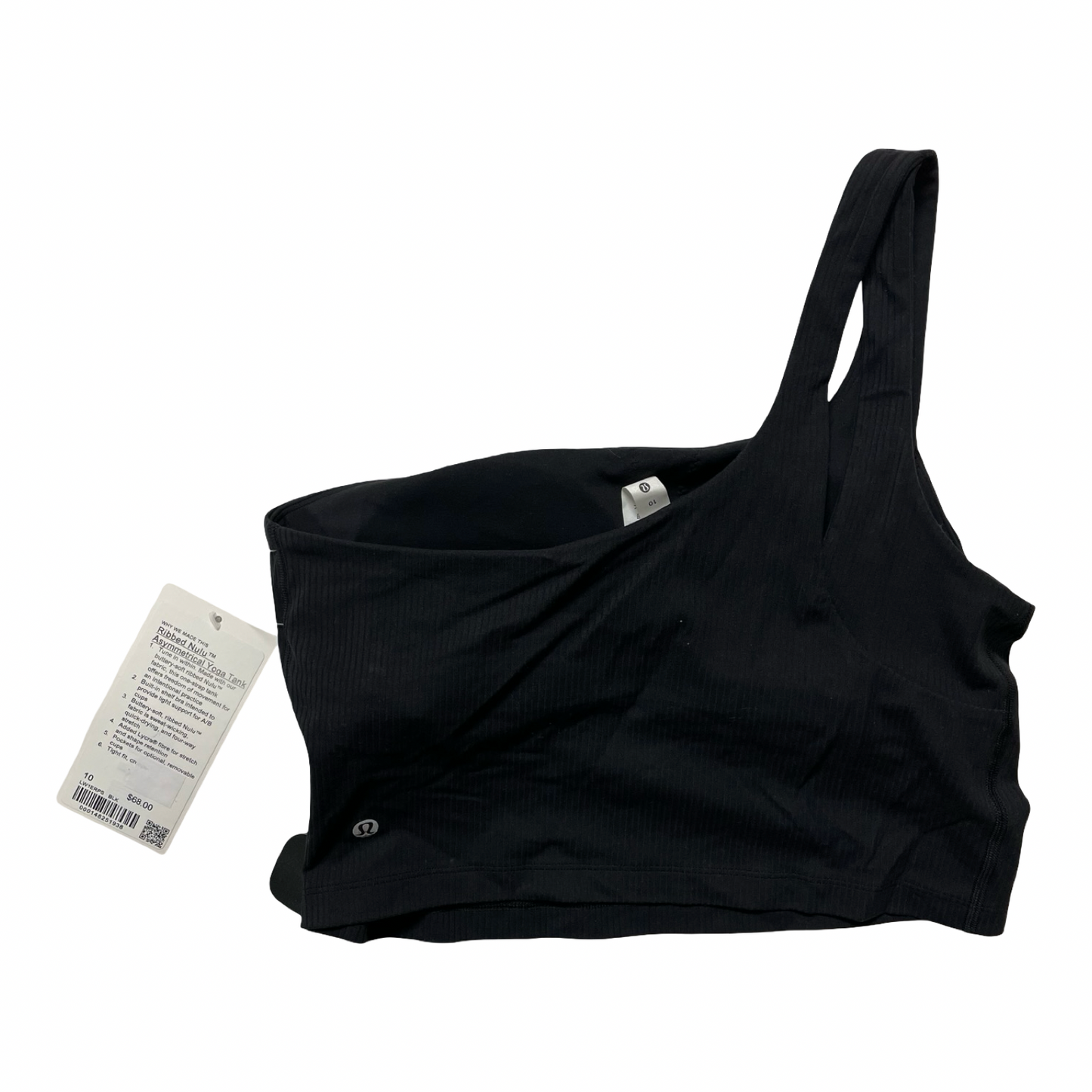 Athletic Tank Top By Lululemon In Black, Size:10