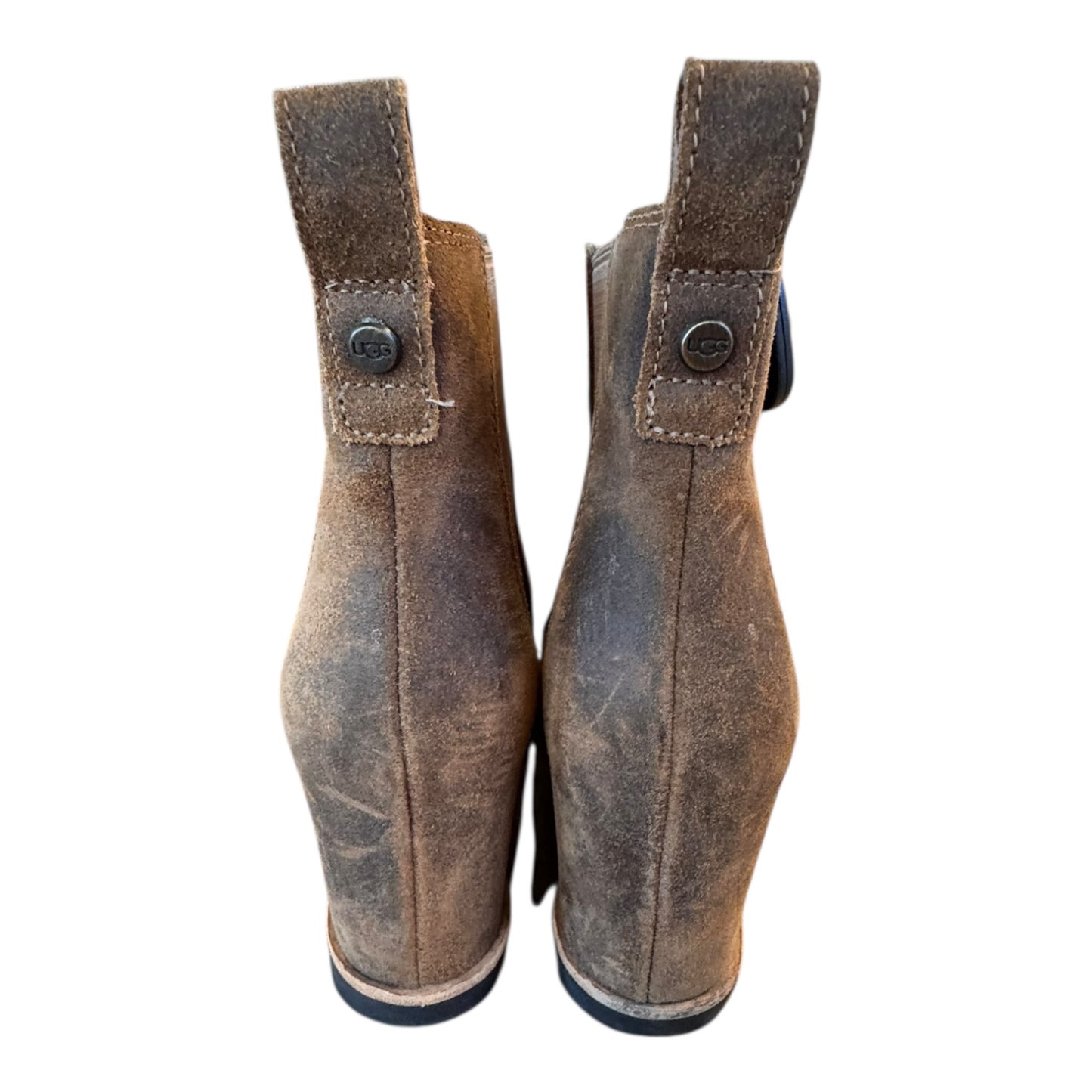 Boots Designer By Ugg In Brown, Size:8.5