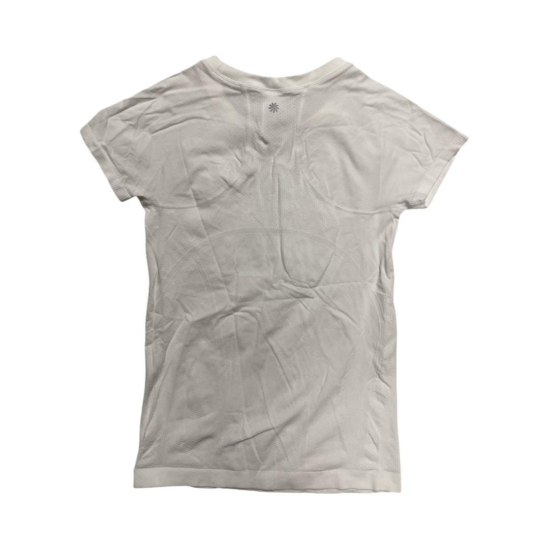 Athletic Top Ss By Athleta In White, Size:Xs