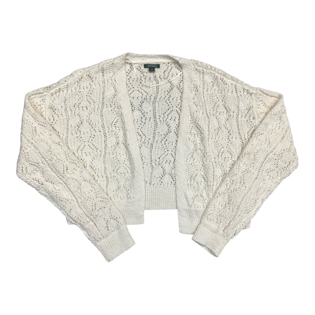 Sweater Cardigan By Wild Fable In White, Size:Xs