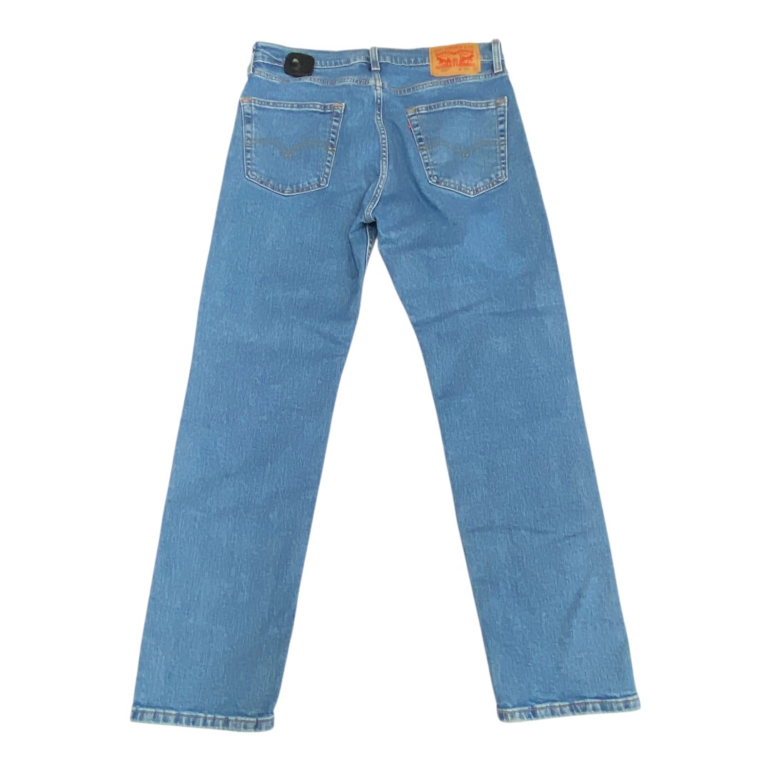 Jeans Boyfriend By Levis In Blue Denim, Size:14