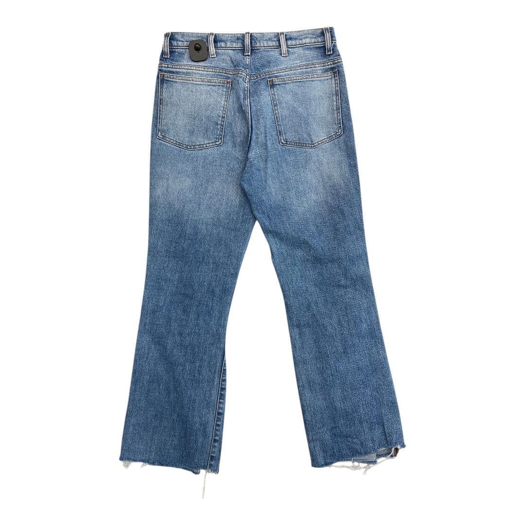 Jeans Wide Leg By 7 For All Mankind In Blue Denim, Size:10