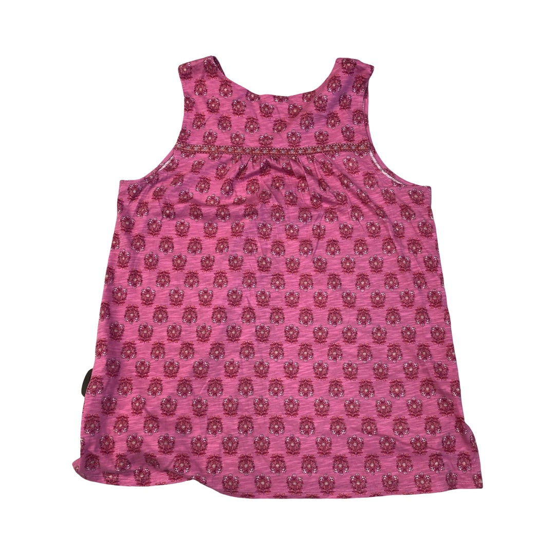 Top Sleeveless By J. Jill In Pink, Size:M